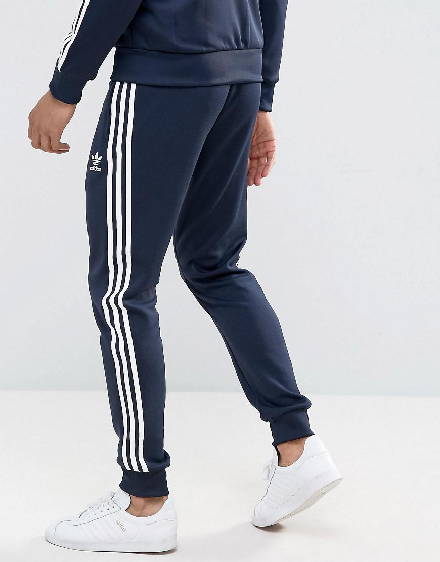 adidas Originals Synthetic Superstar Cuff Track Pants Aj6961 in Navy ...