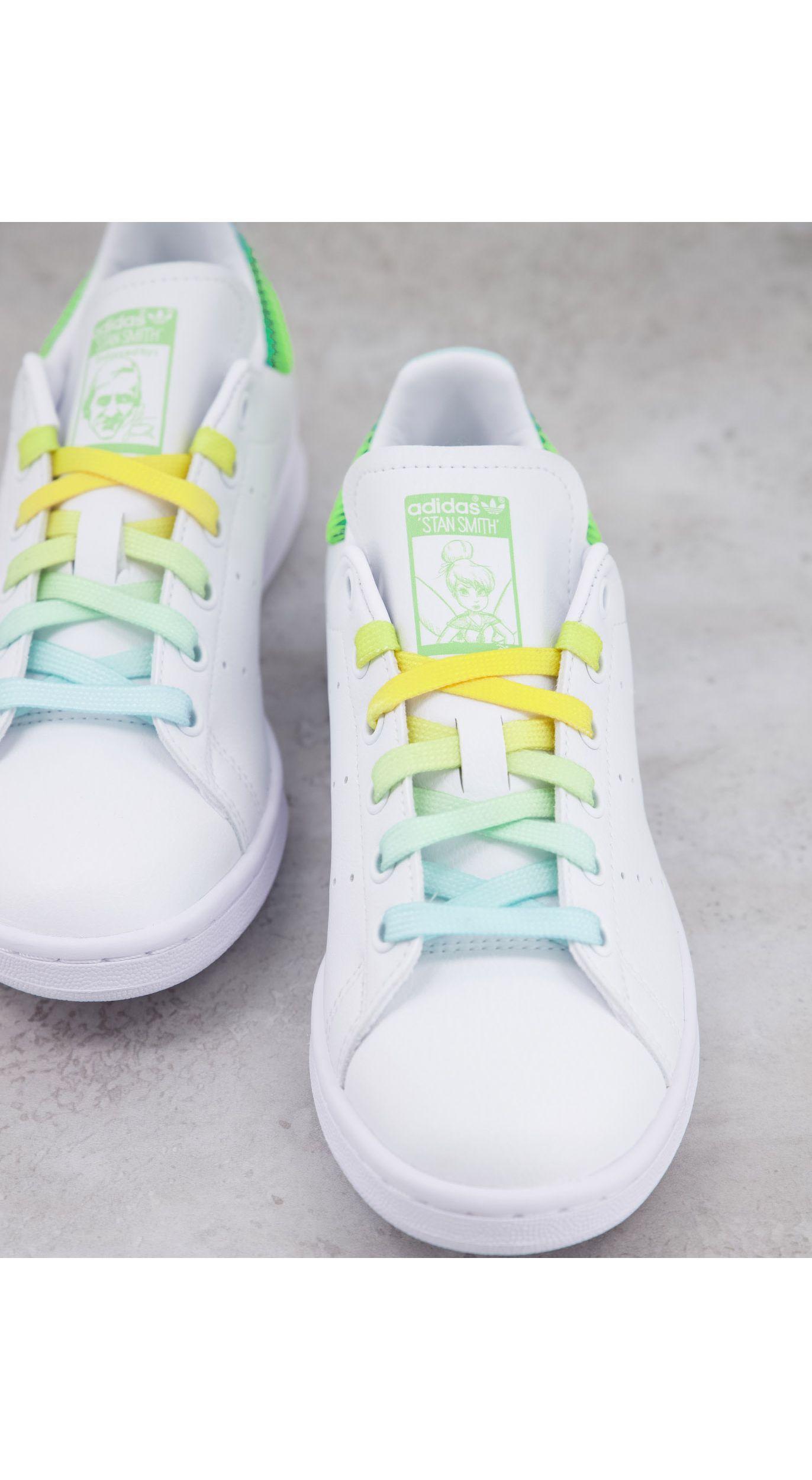 X disney - stan smith - baskets durables avec imprimé graphique fée  clochette adidas Originals en coloris Blanc | Lyst