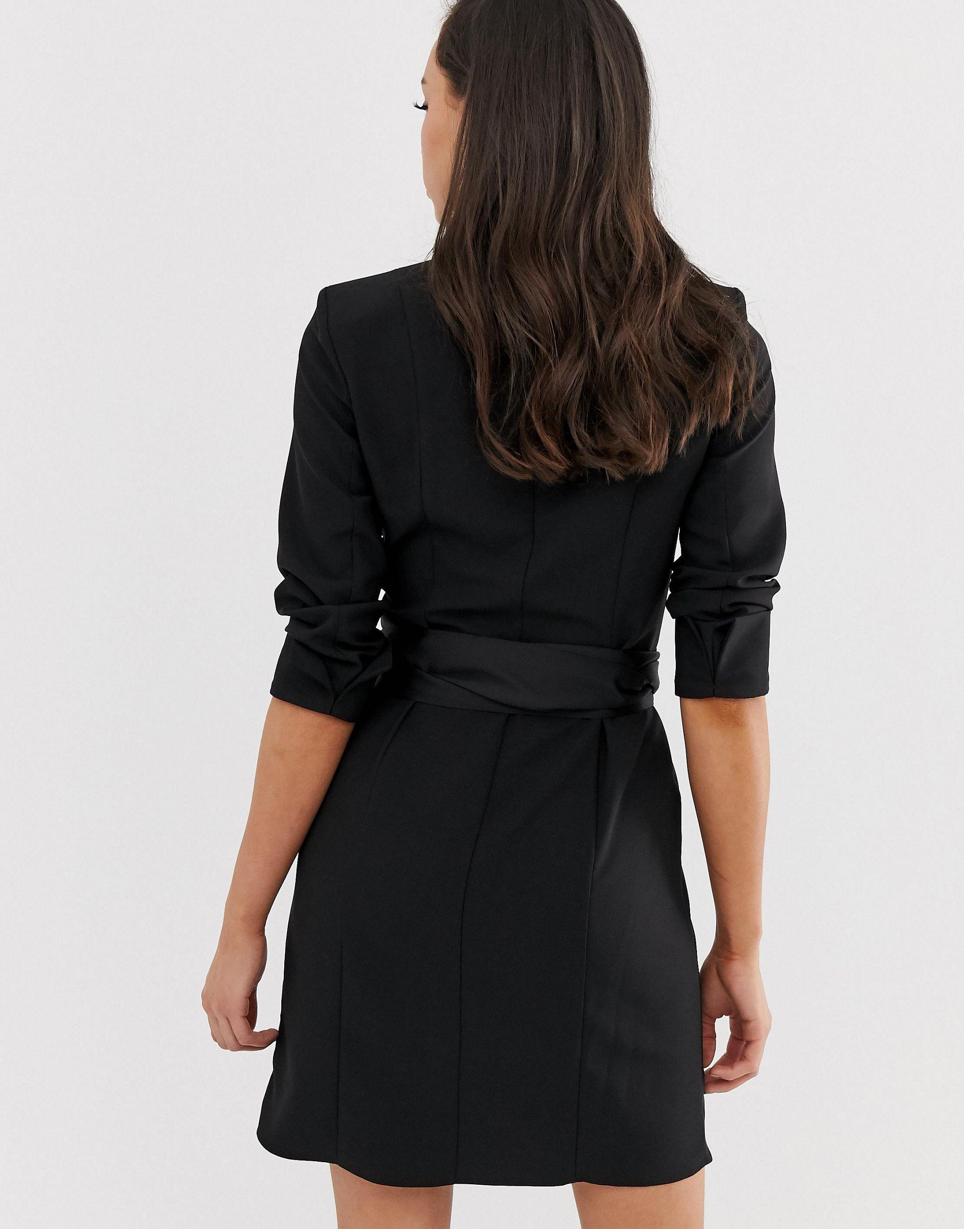 tall tuxedo dress
