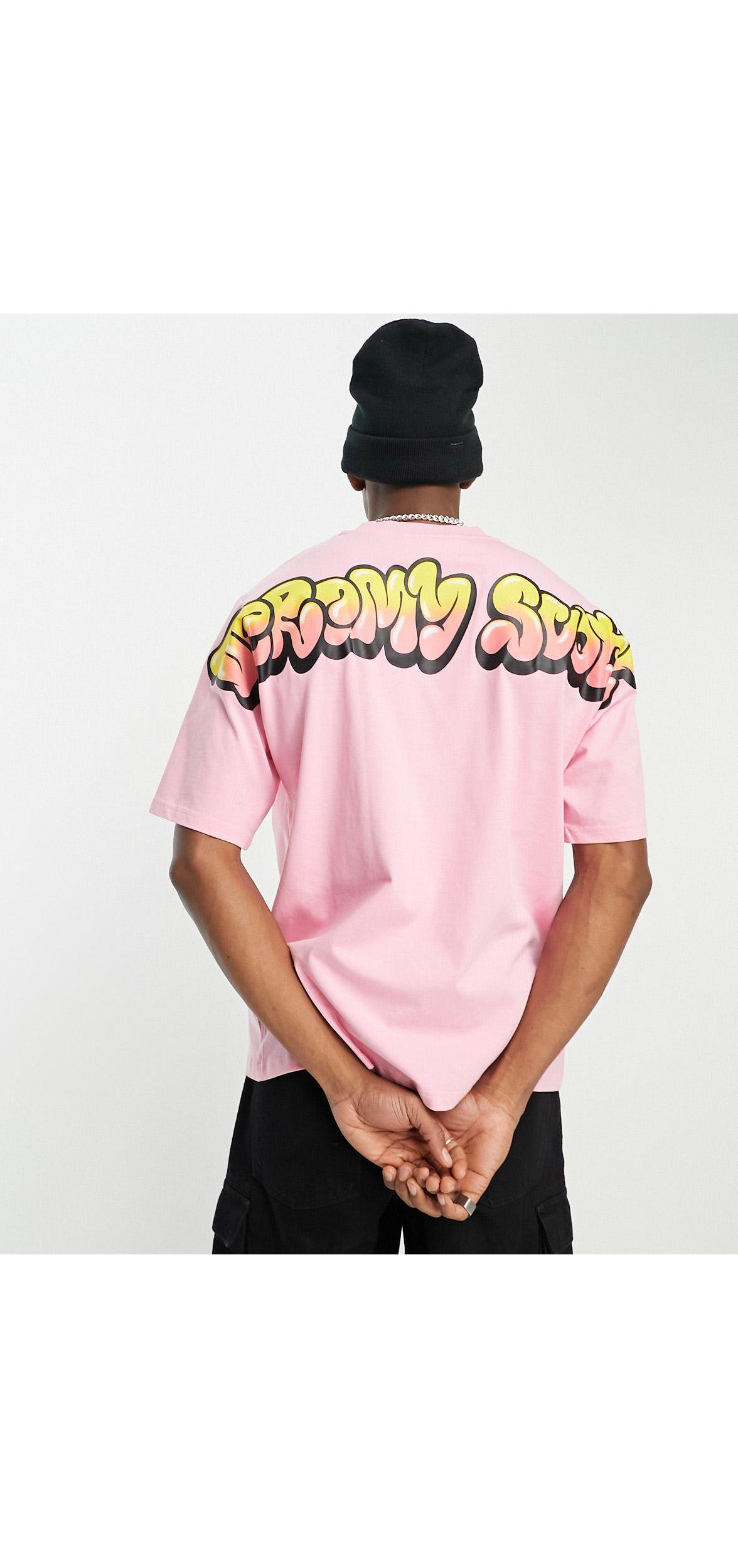 adidas Originals X Jeremy Scott Graphic T-shirt in Pink for Men | Lyst