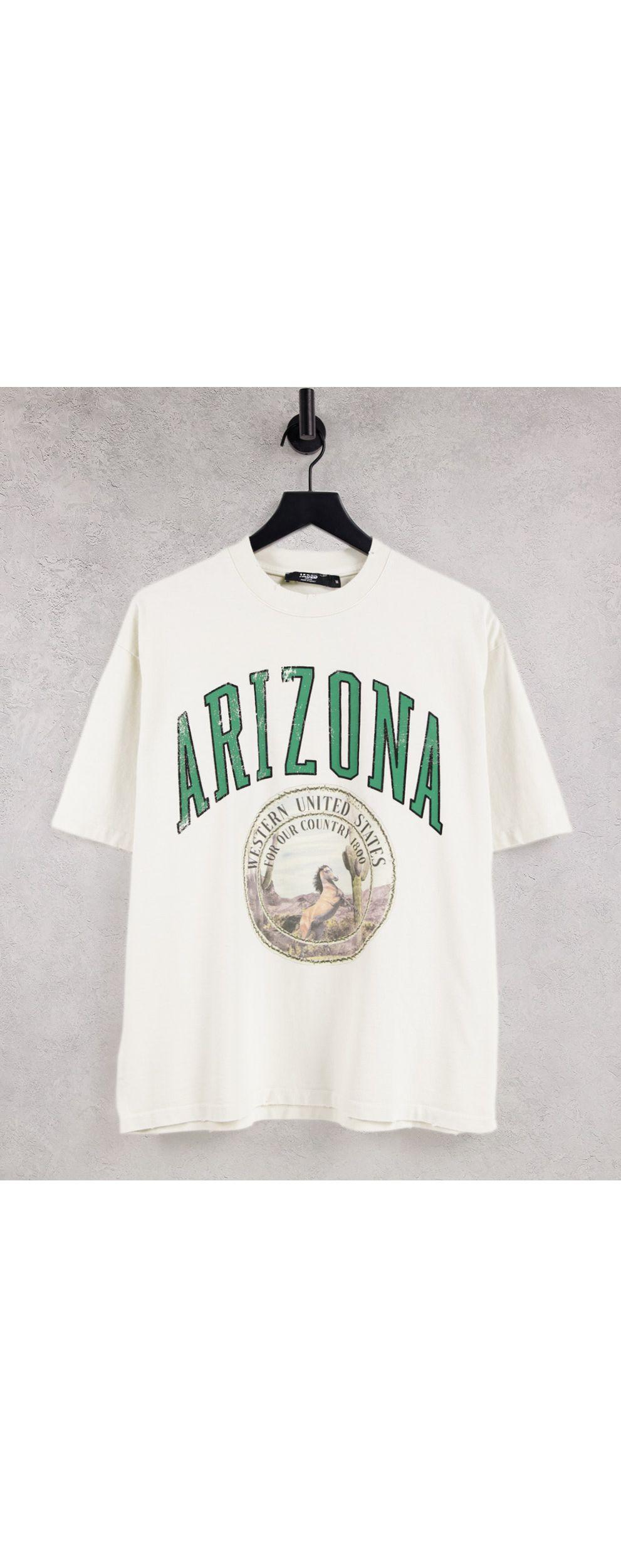 Jaded London Oversized Arizona T-shirt in White for Men | Lyst