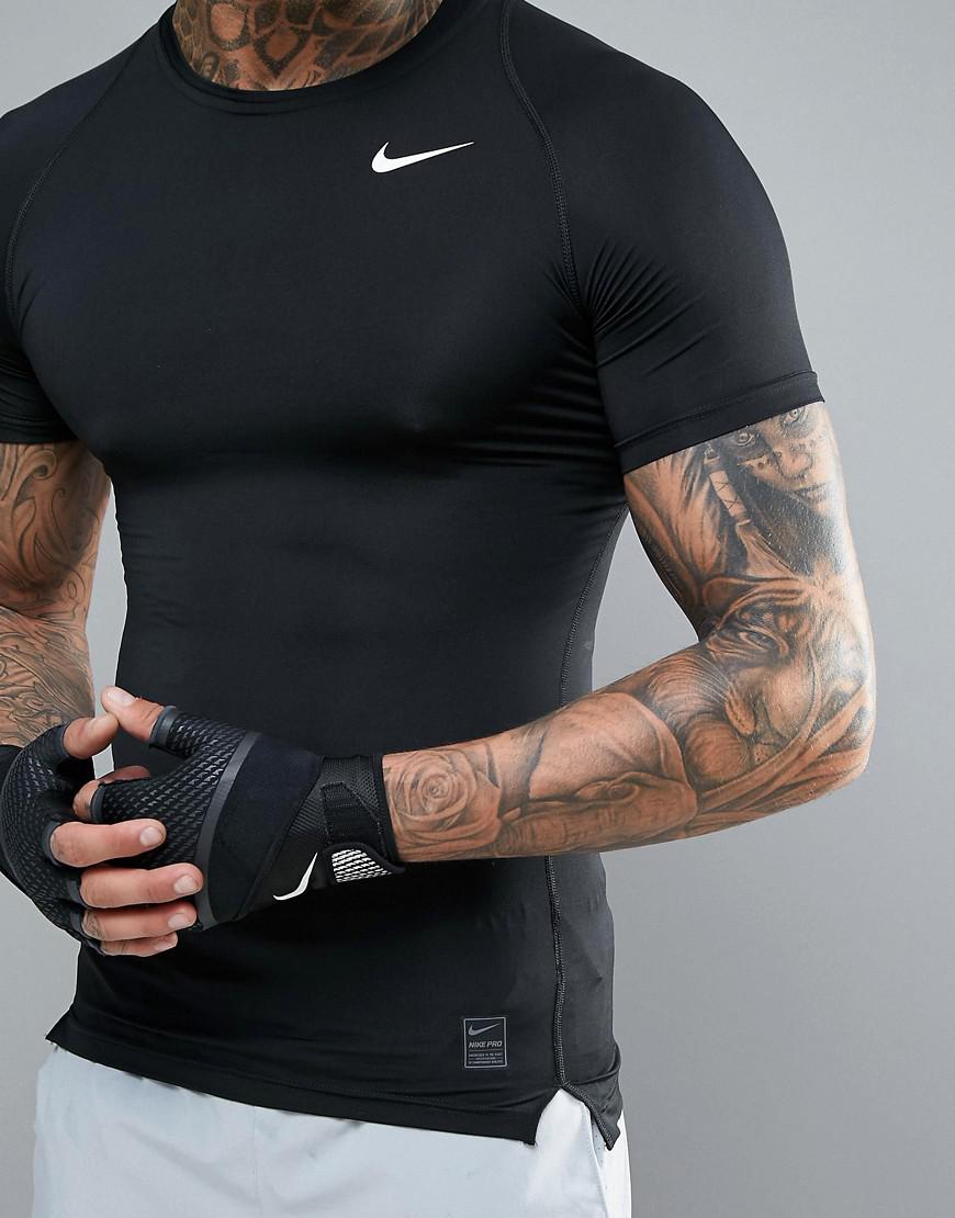 Nike Pro мужская компрессионная футболка