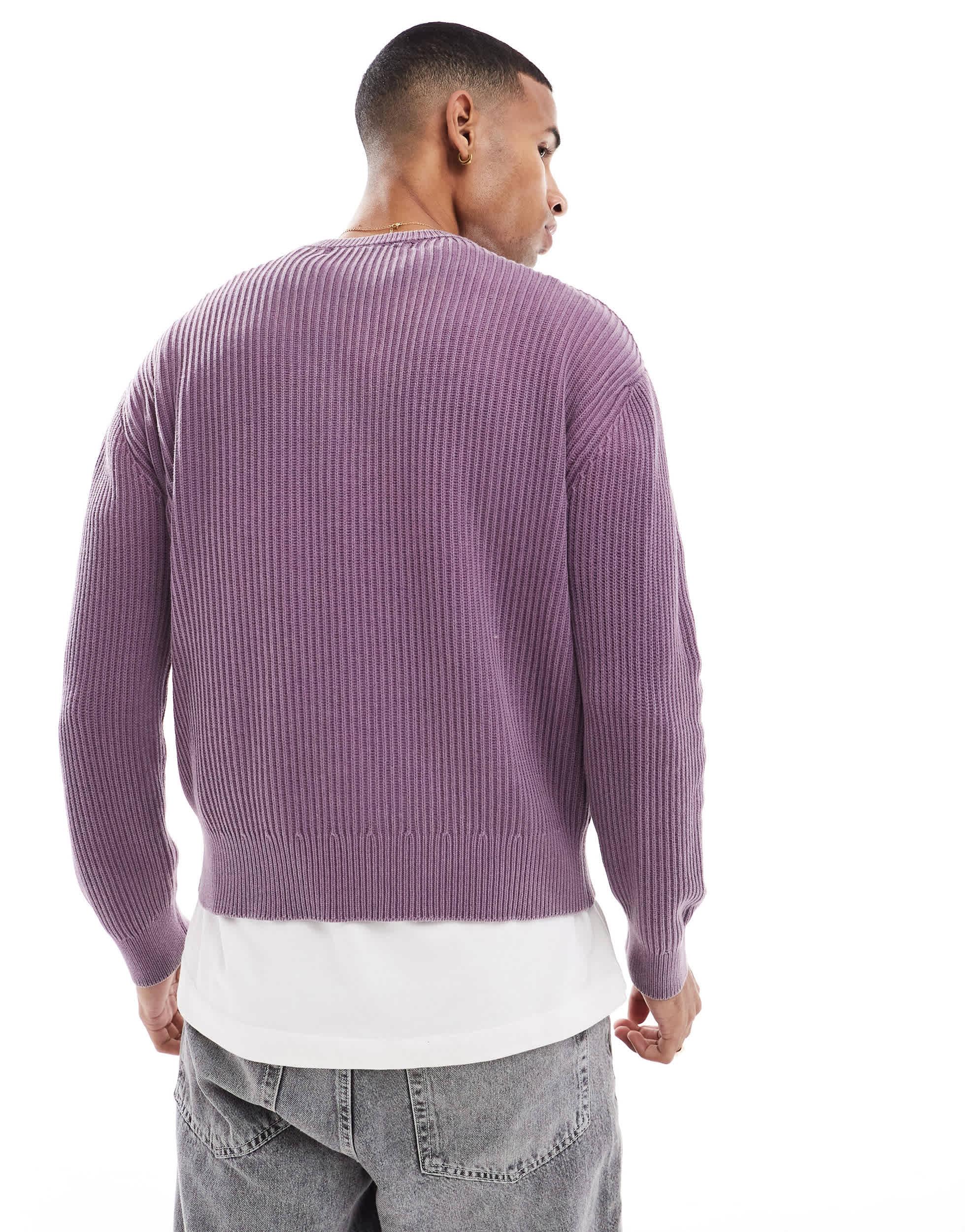 Bershka purple sweatshirt sale