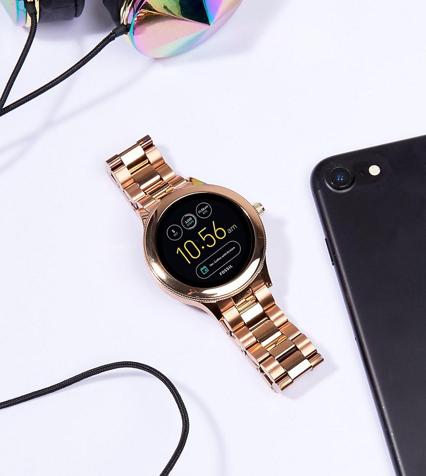 smartwatch fossil gold