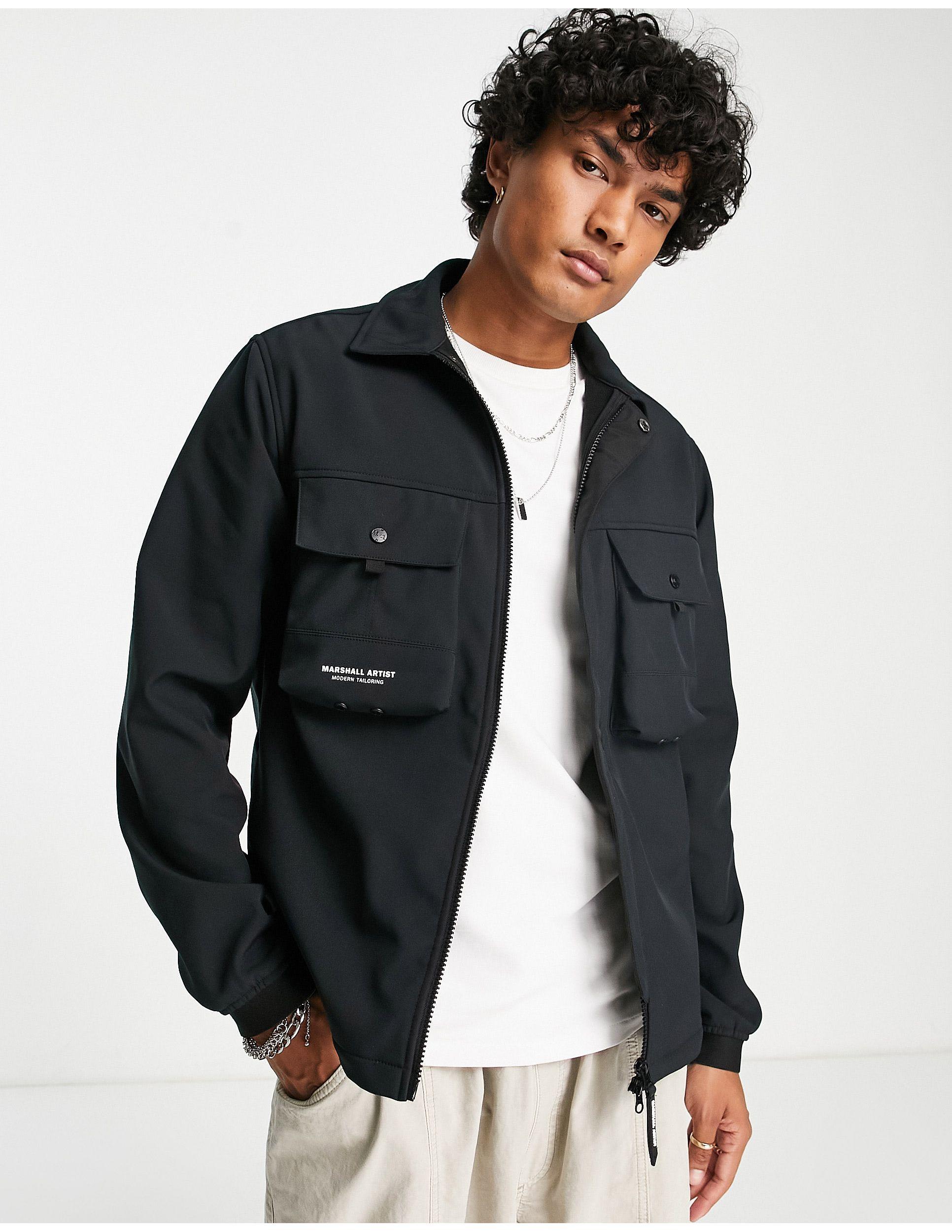 Marshall Artist Overshirt Jacket in Blue for Men Lyst