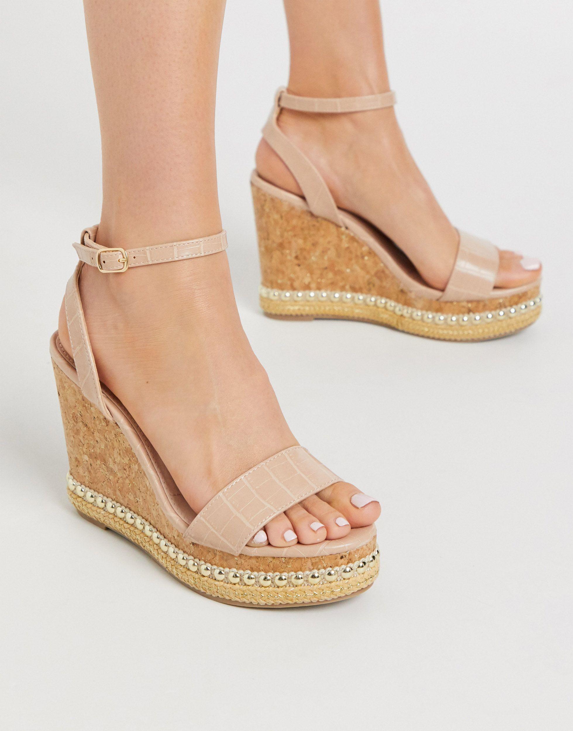 Miss kg hotsell white wedges