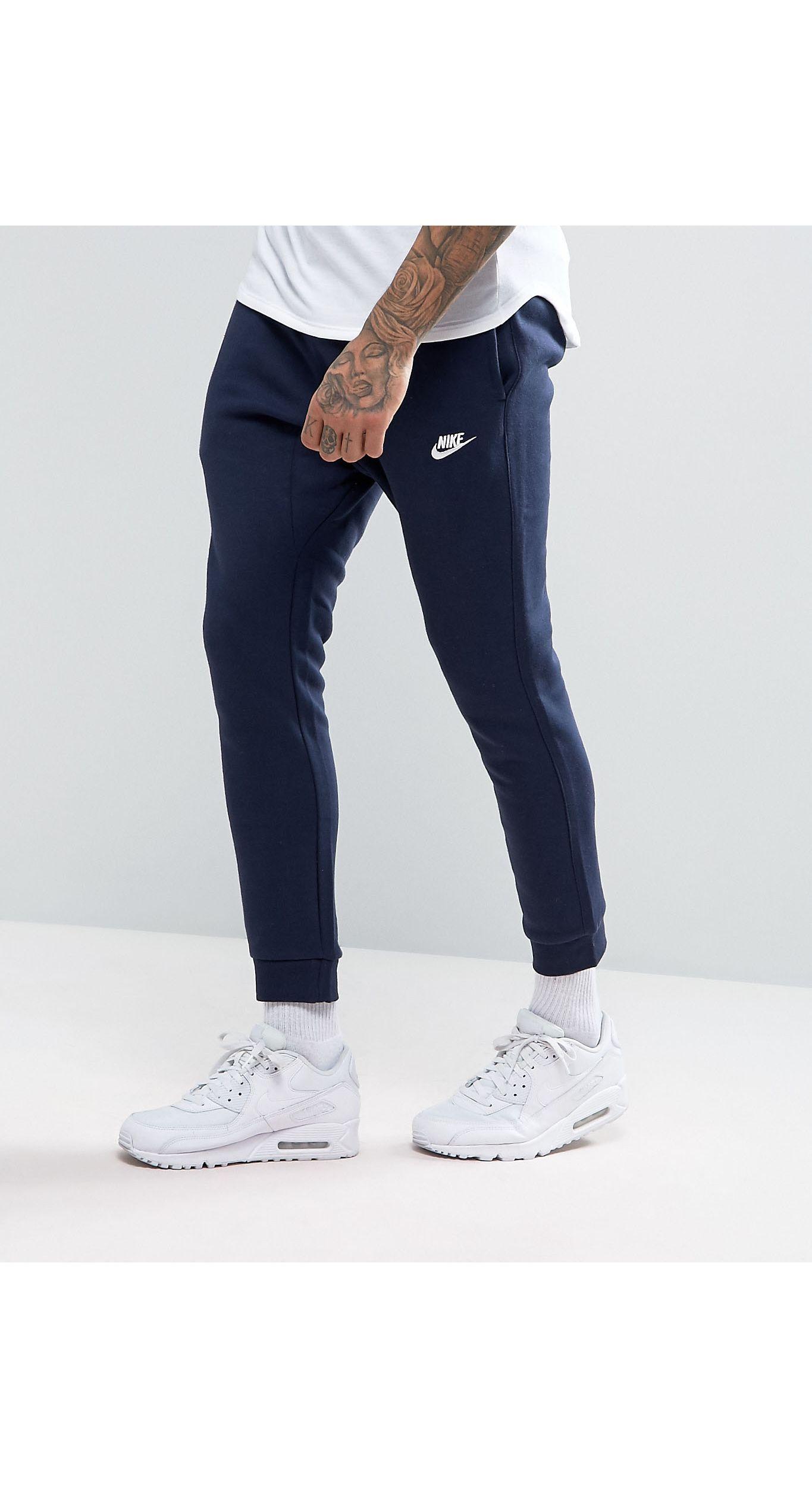 Nike club blaue jogginghose mit bündchen Clearance