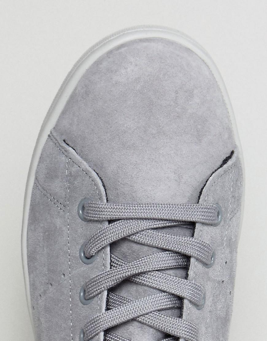 stan smith mid grey