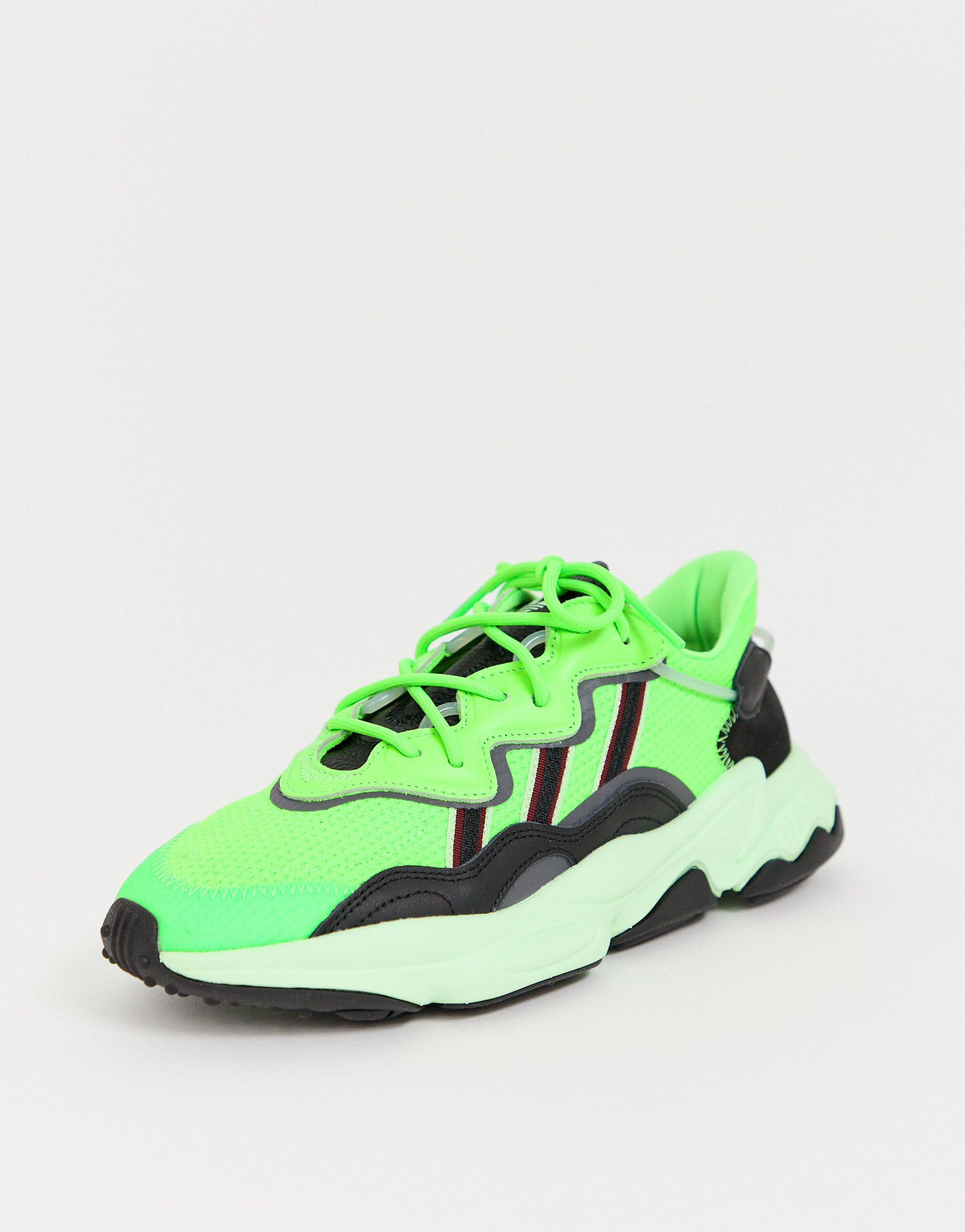 adidas Originals Ozweego Sneakers in Green for Men | Lyst