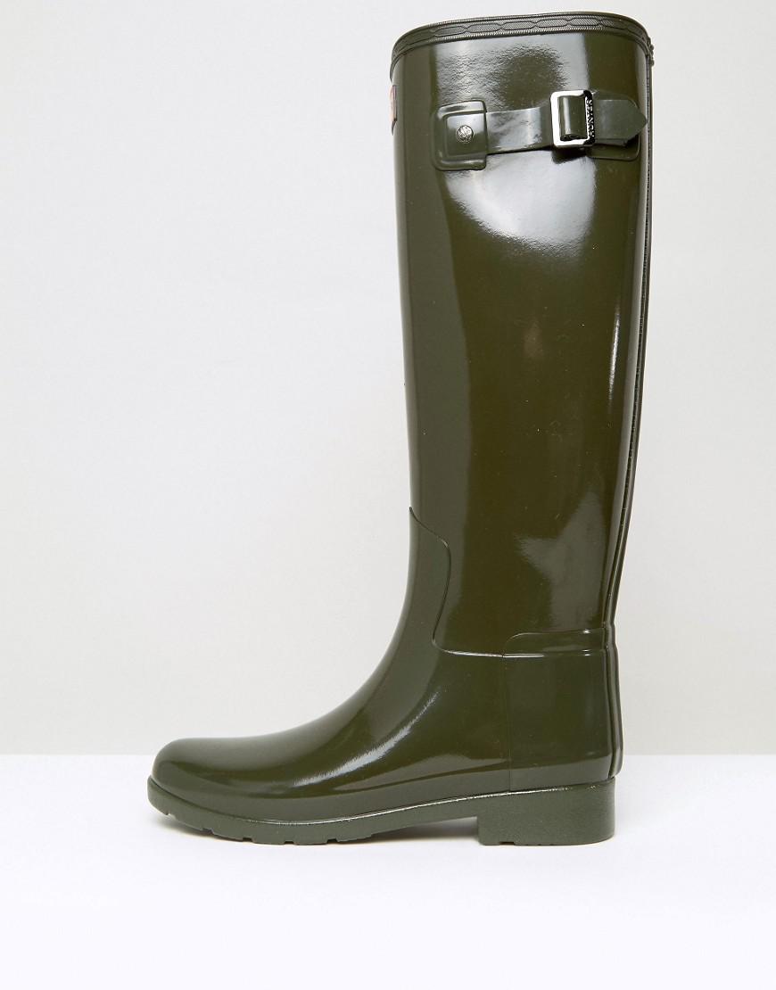 hunter olive green boots