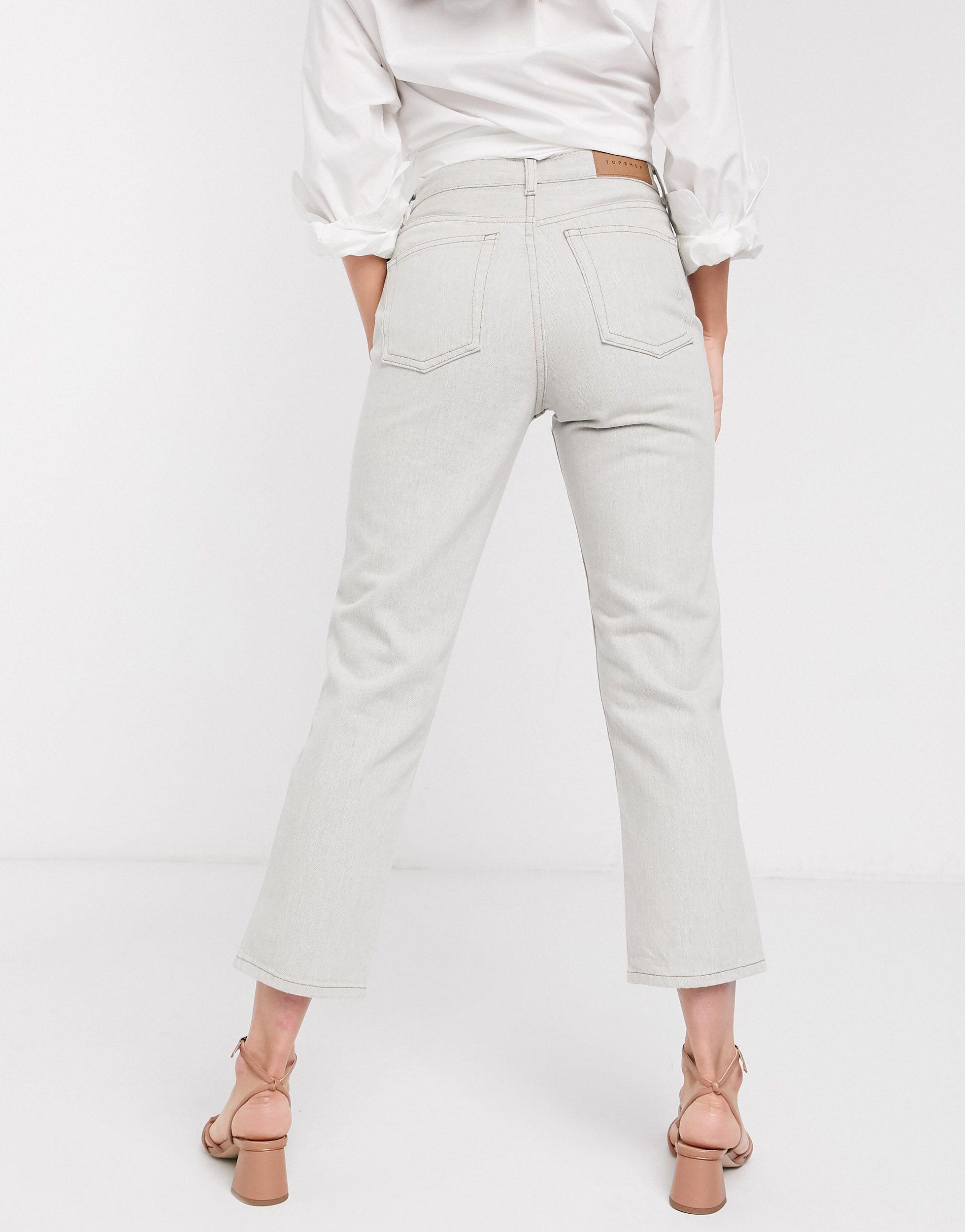 TOPSHOP Editor Straight Leg Jeans in 