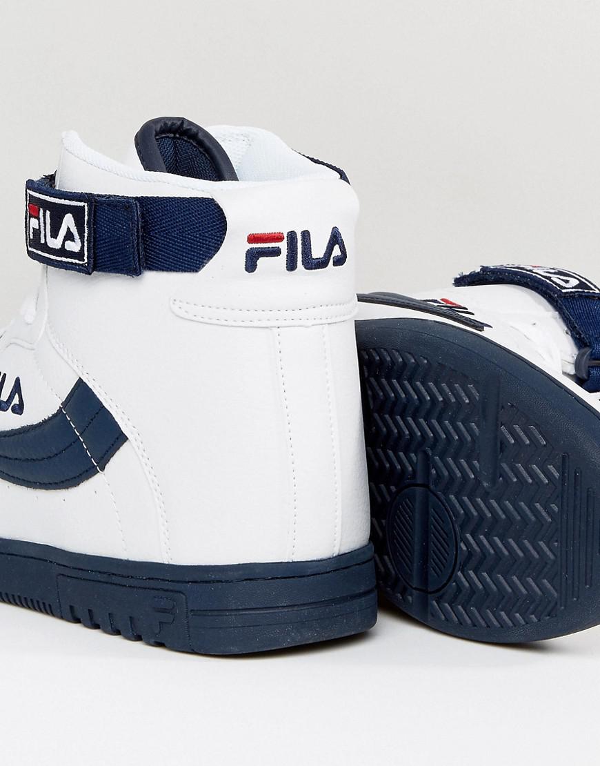 Fila Leather 100 Mid Sneakers White for Men