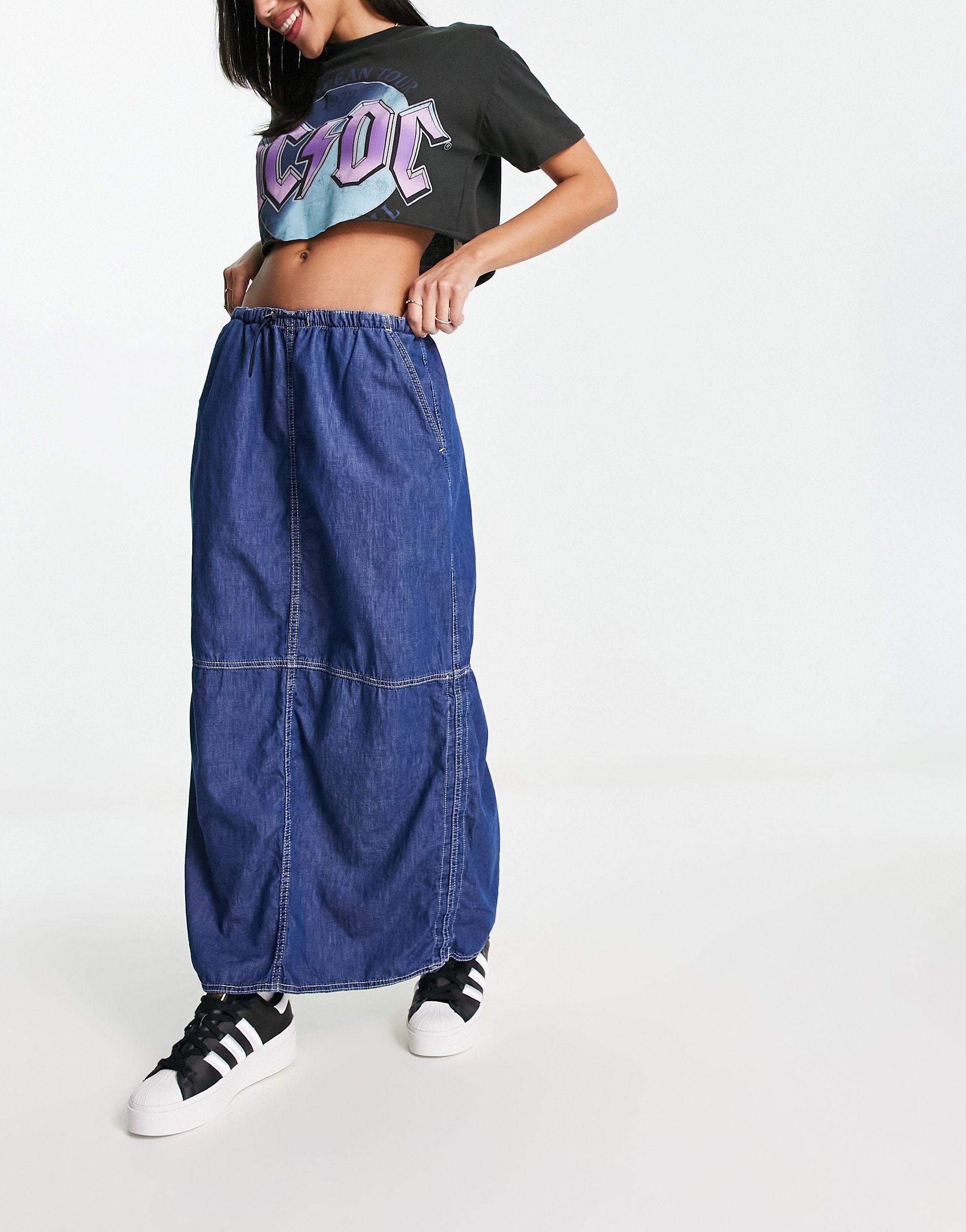 Discover 139+ bershka denim skirt latest - dedaotaonec
