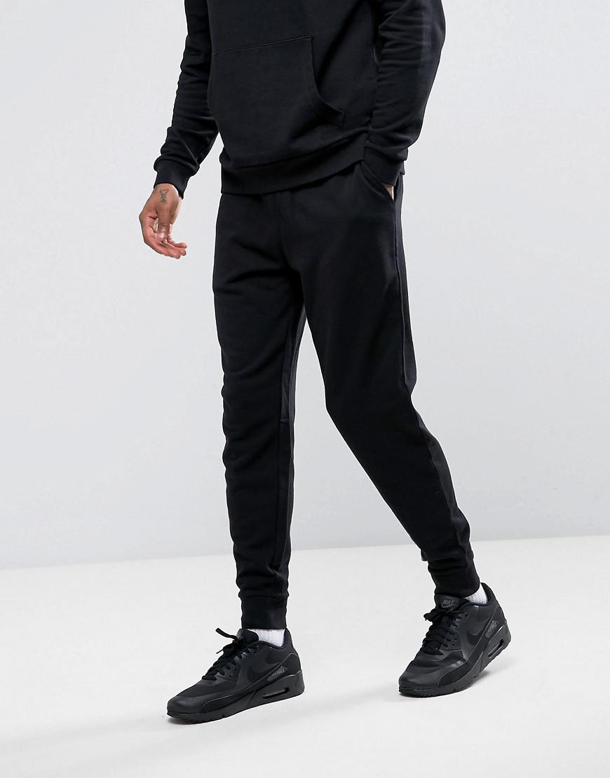 Asos Joggers In Black asos standard fit joggers in black in black for lyst Asos Joggers In Black asos standard fit joggers in black in black for lyst