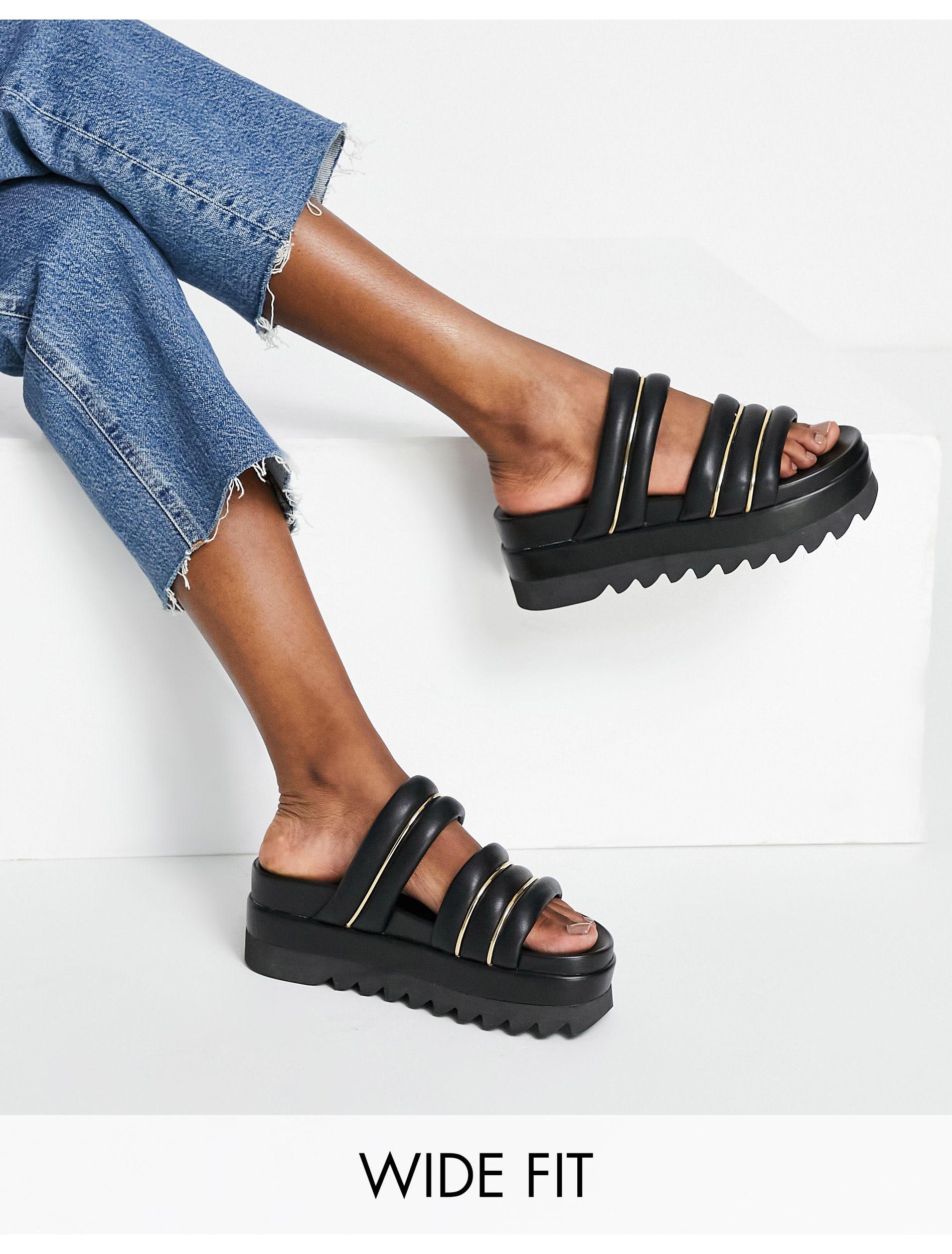 flatform mule sandals
