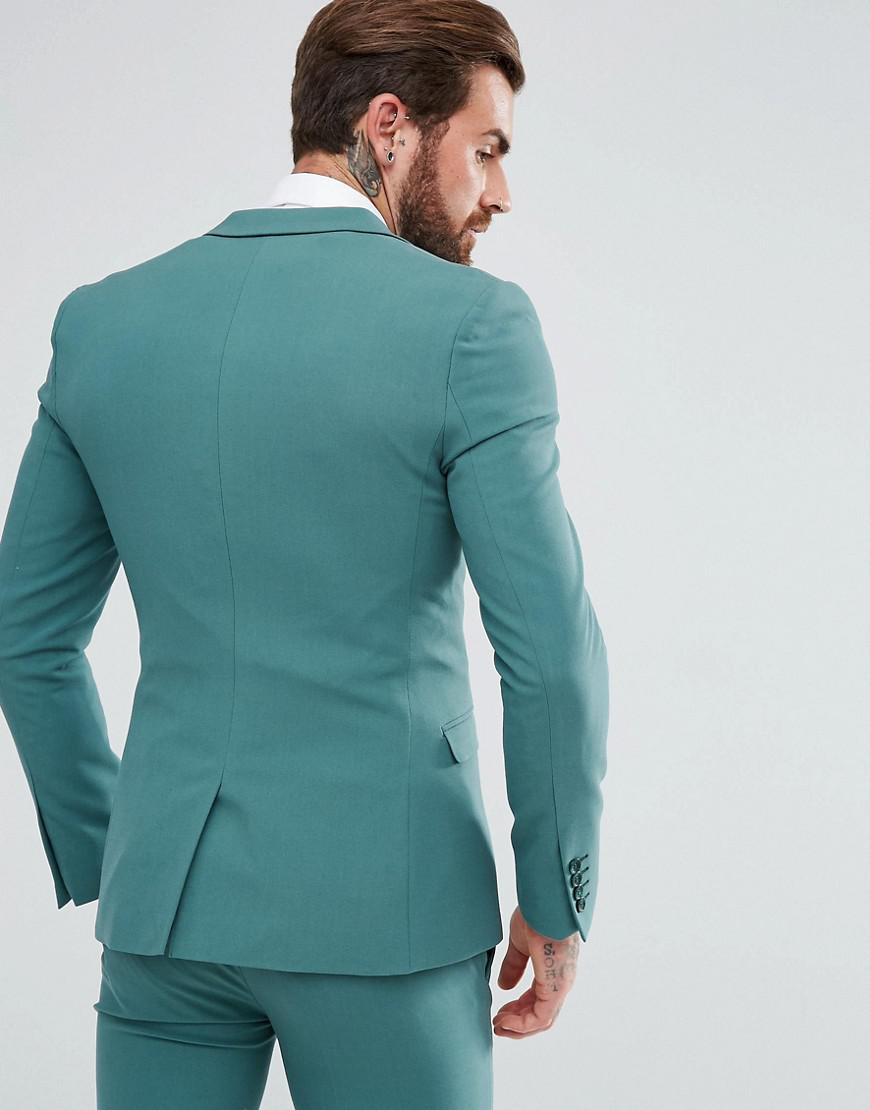 peacock suit jacket