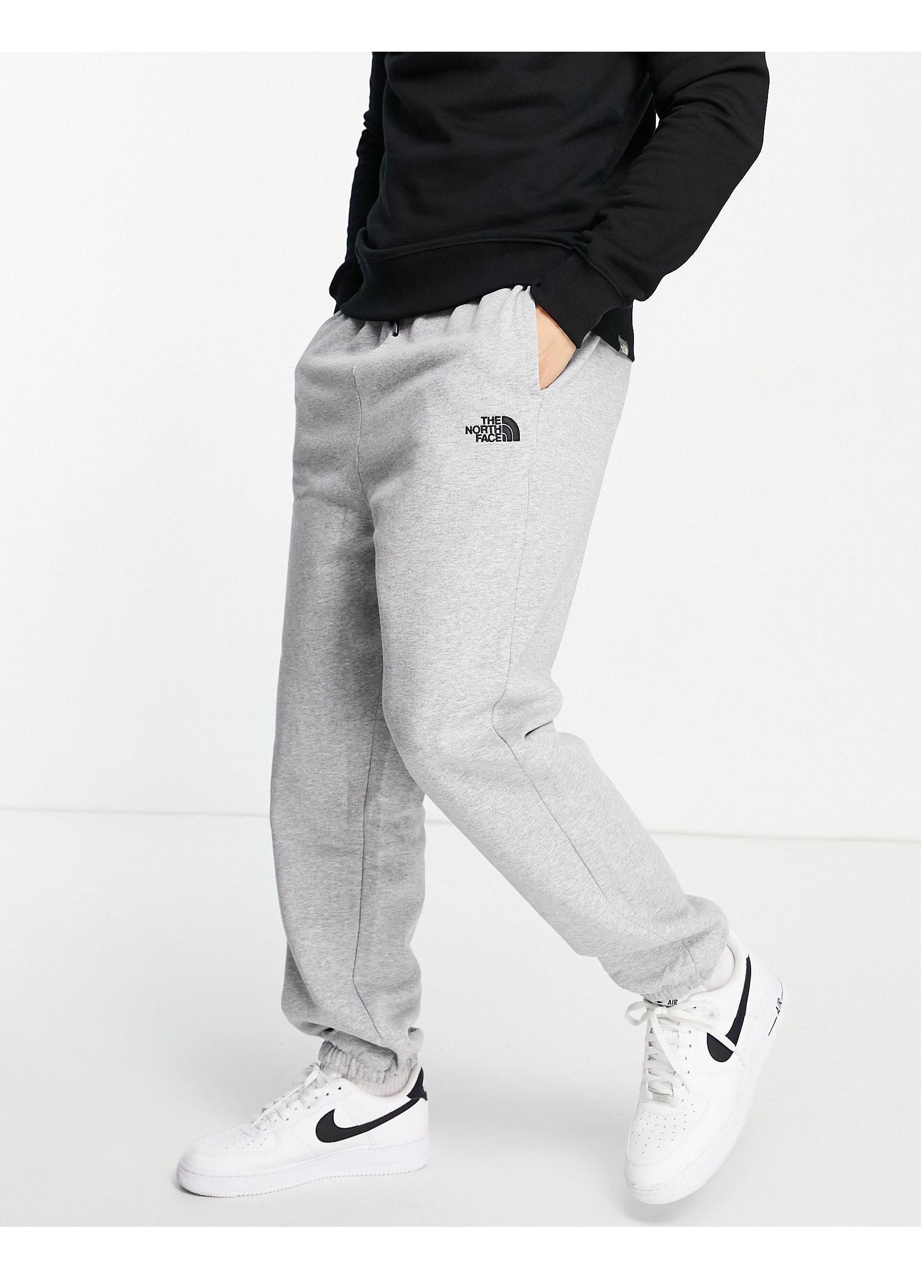 grey north face joggers