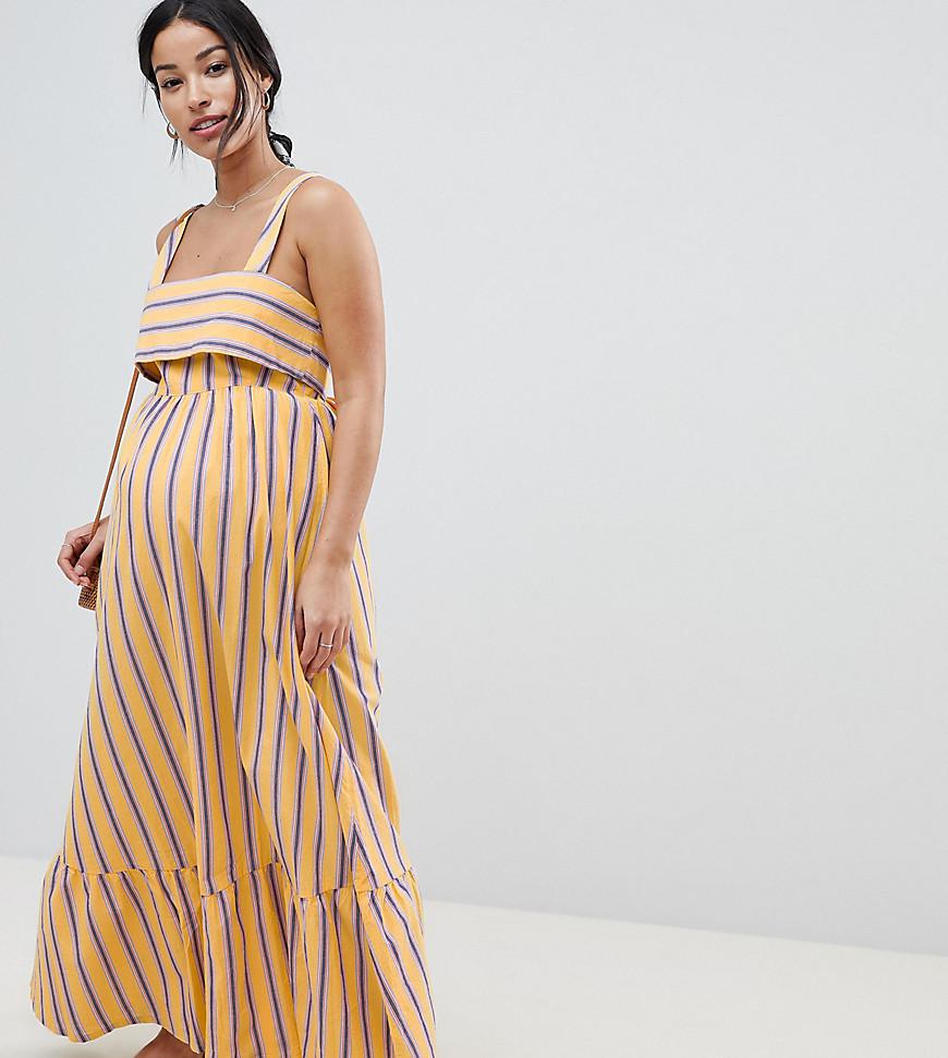 asos stripe maxi dress