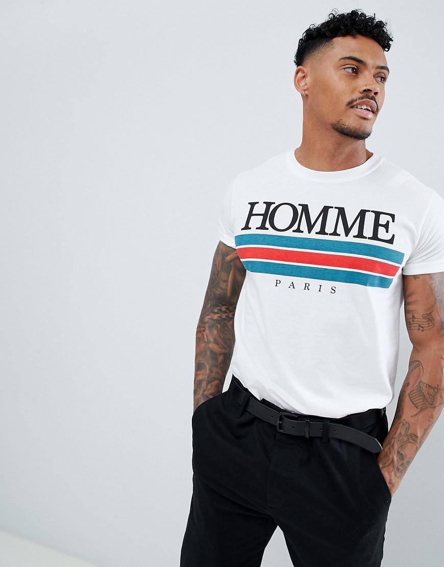 comme des garçons t shirt homme paris