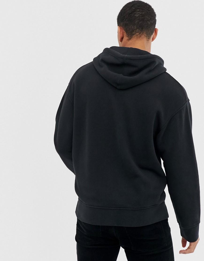 Levi's Denim Batwing Hoodie in Black 