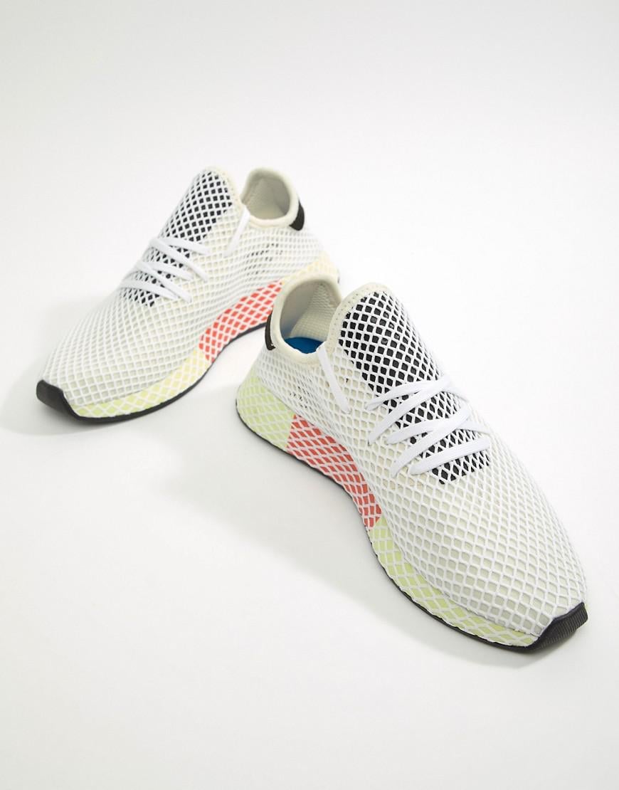 adidas Originals Deerupt Runner Trainers In White Cq2629 for Men - Lyst