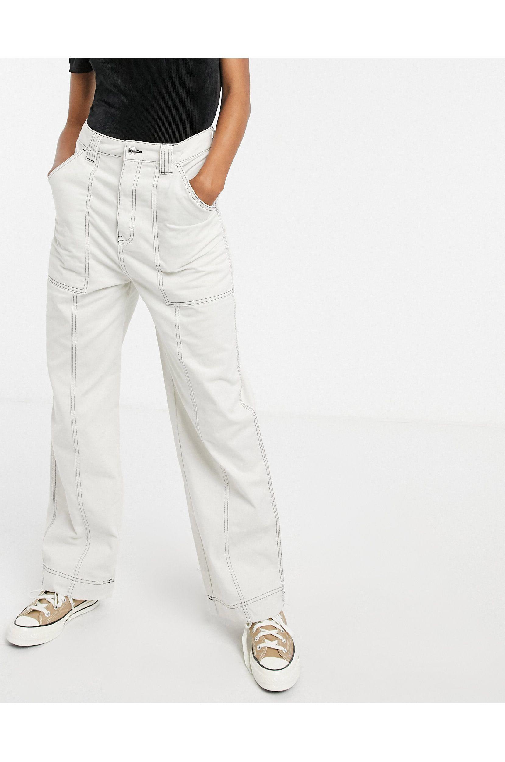 Weekday Gwyneth Organic Cotton Trousers 