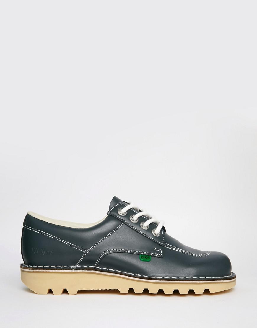 Kickers Kick Lo Shoes in Blue for Men | Lyst