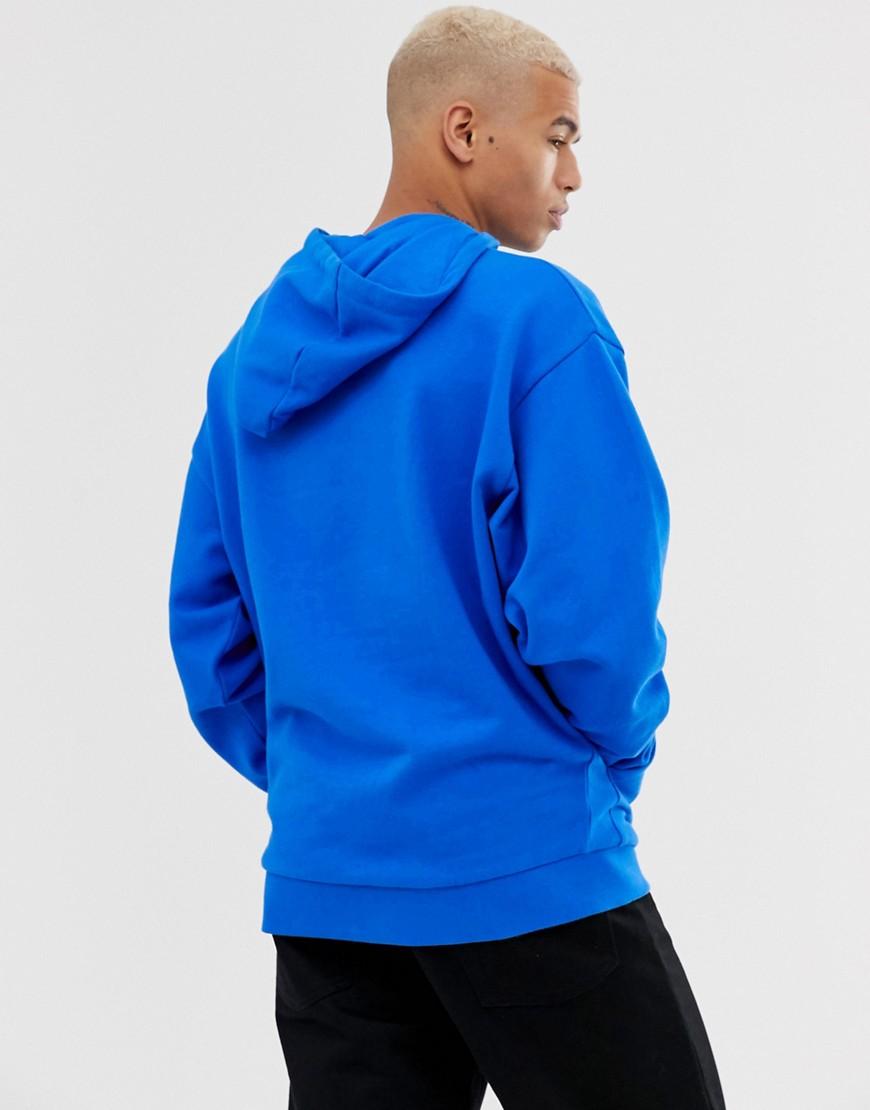 Royal blue oversized hoodie sale