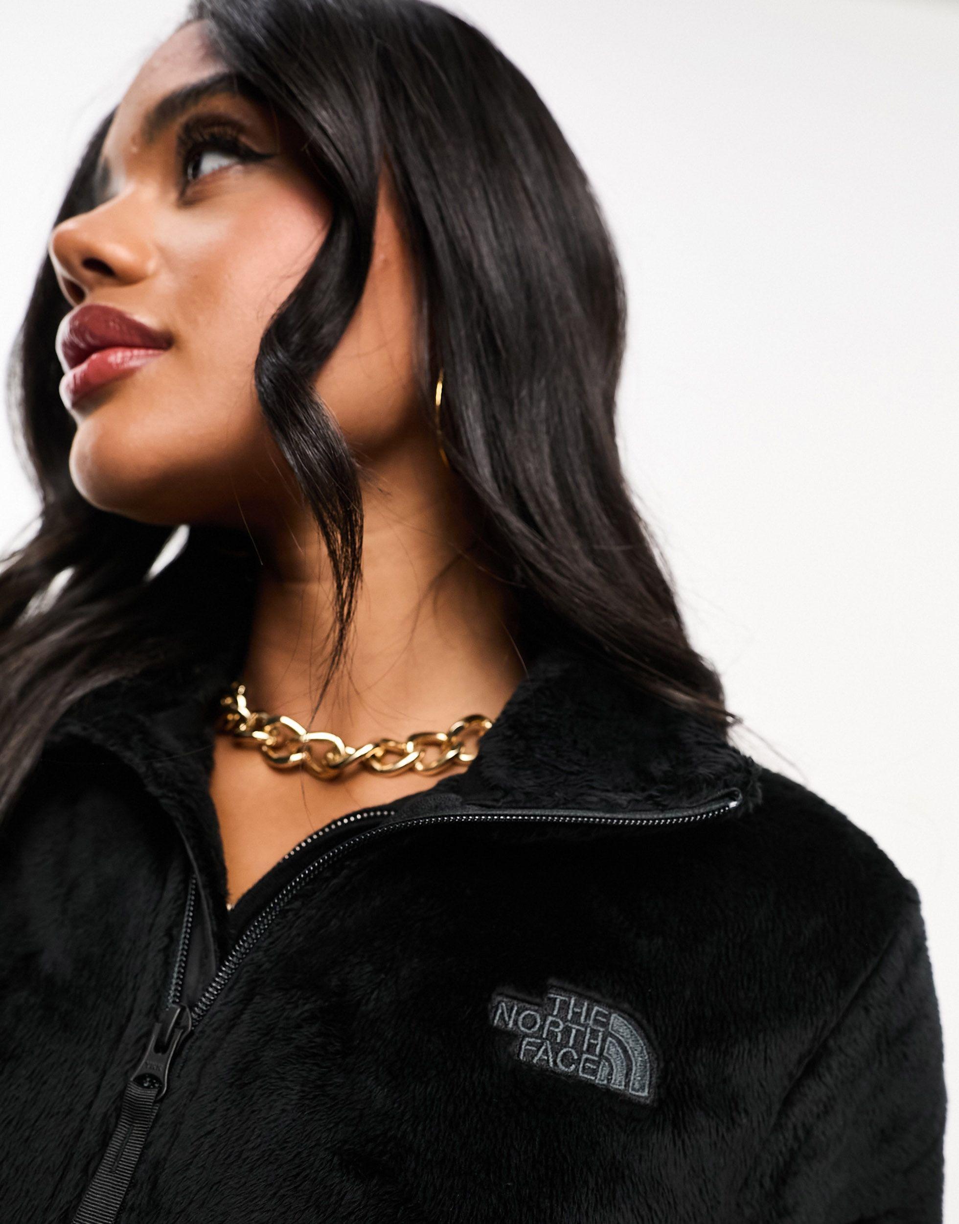 North face furry fleece black outlet