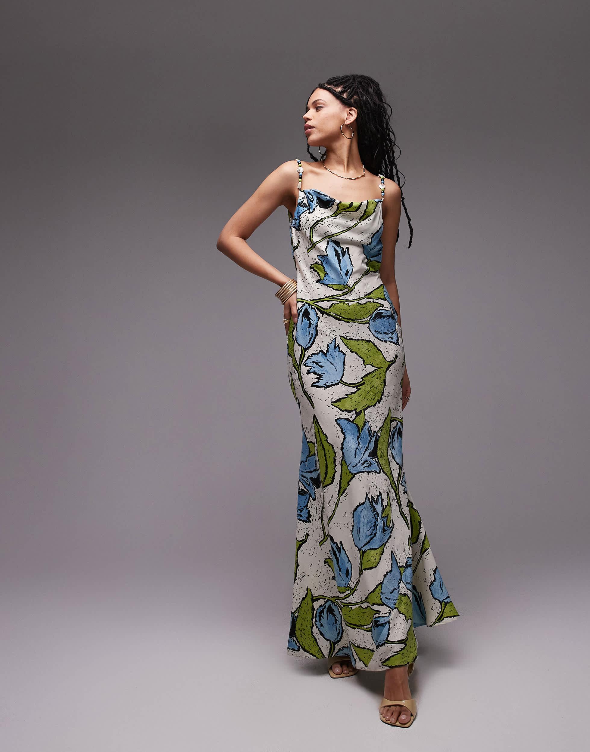 topshop beaded dress Topshop - Maxi Dress - Women - Polyester - 14 US