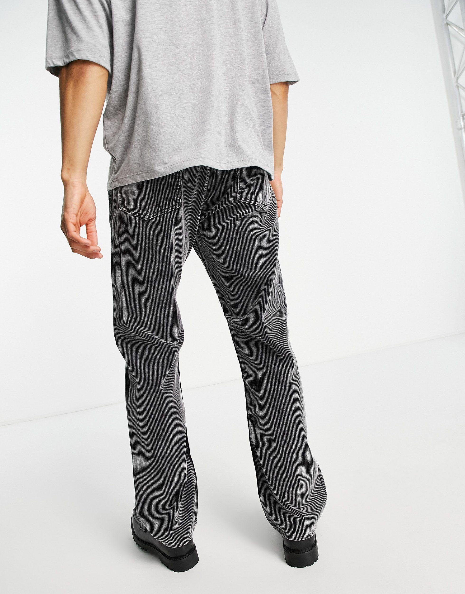 Weekday Space Washed Cord Trousers in 