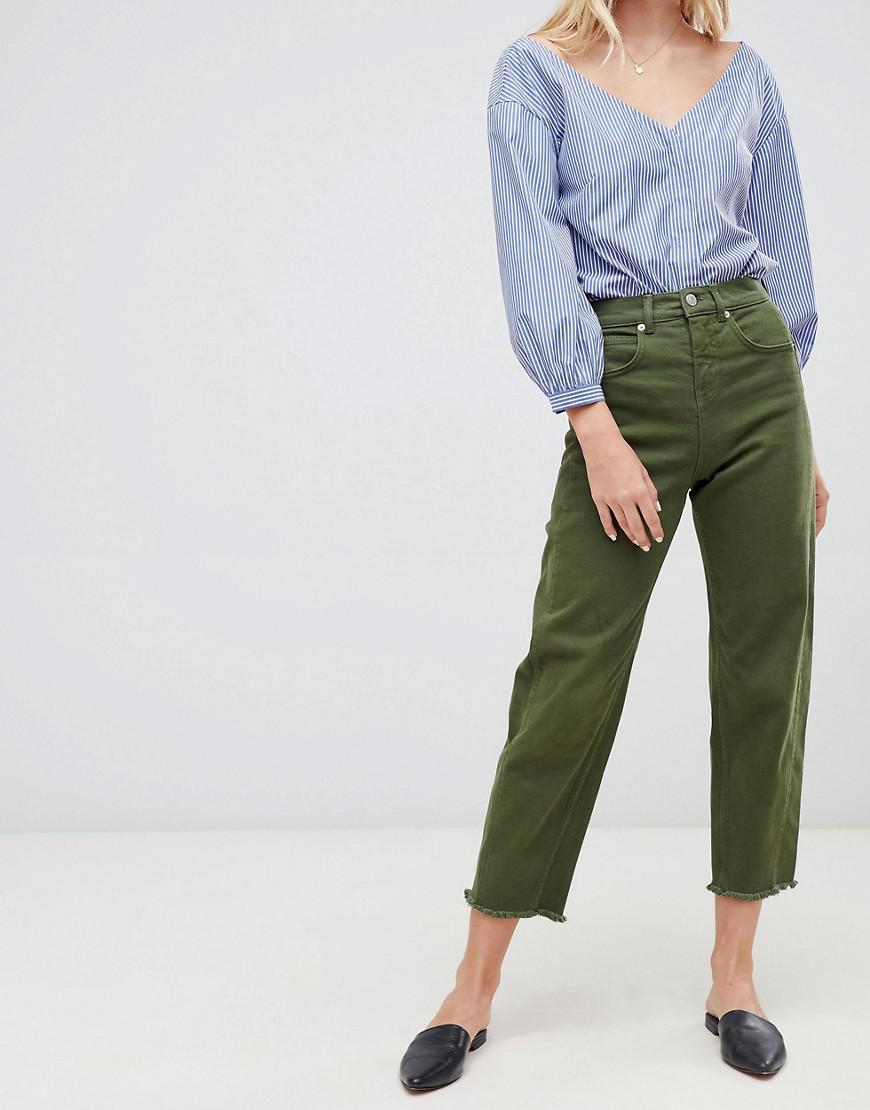 whistles barrel leg jeans
