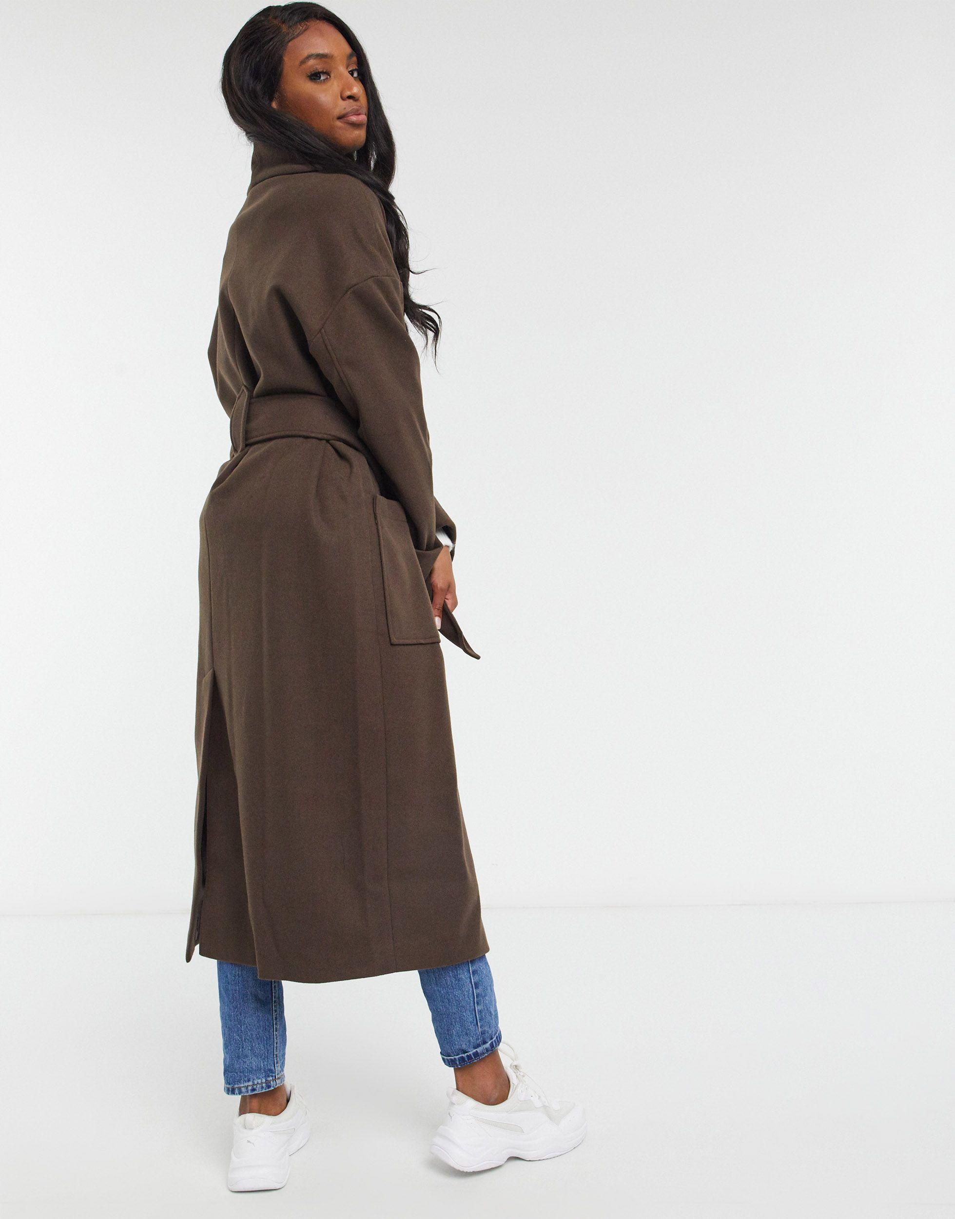 tall belted coat
