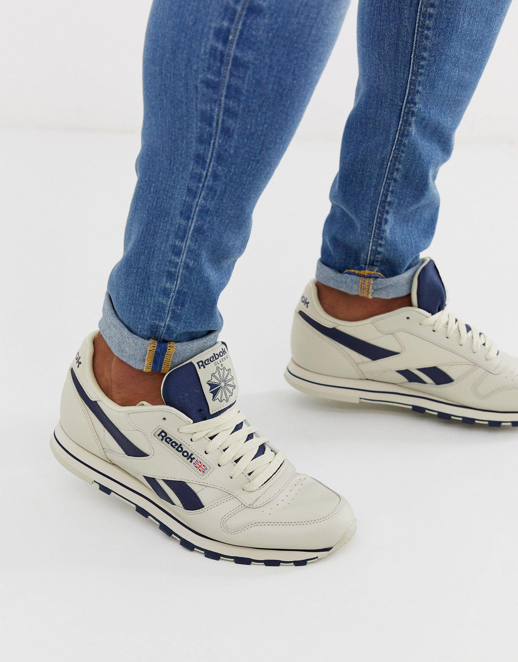 Reebok Leer Klassieke Leren Sneakers voor heren - Lyst