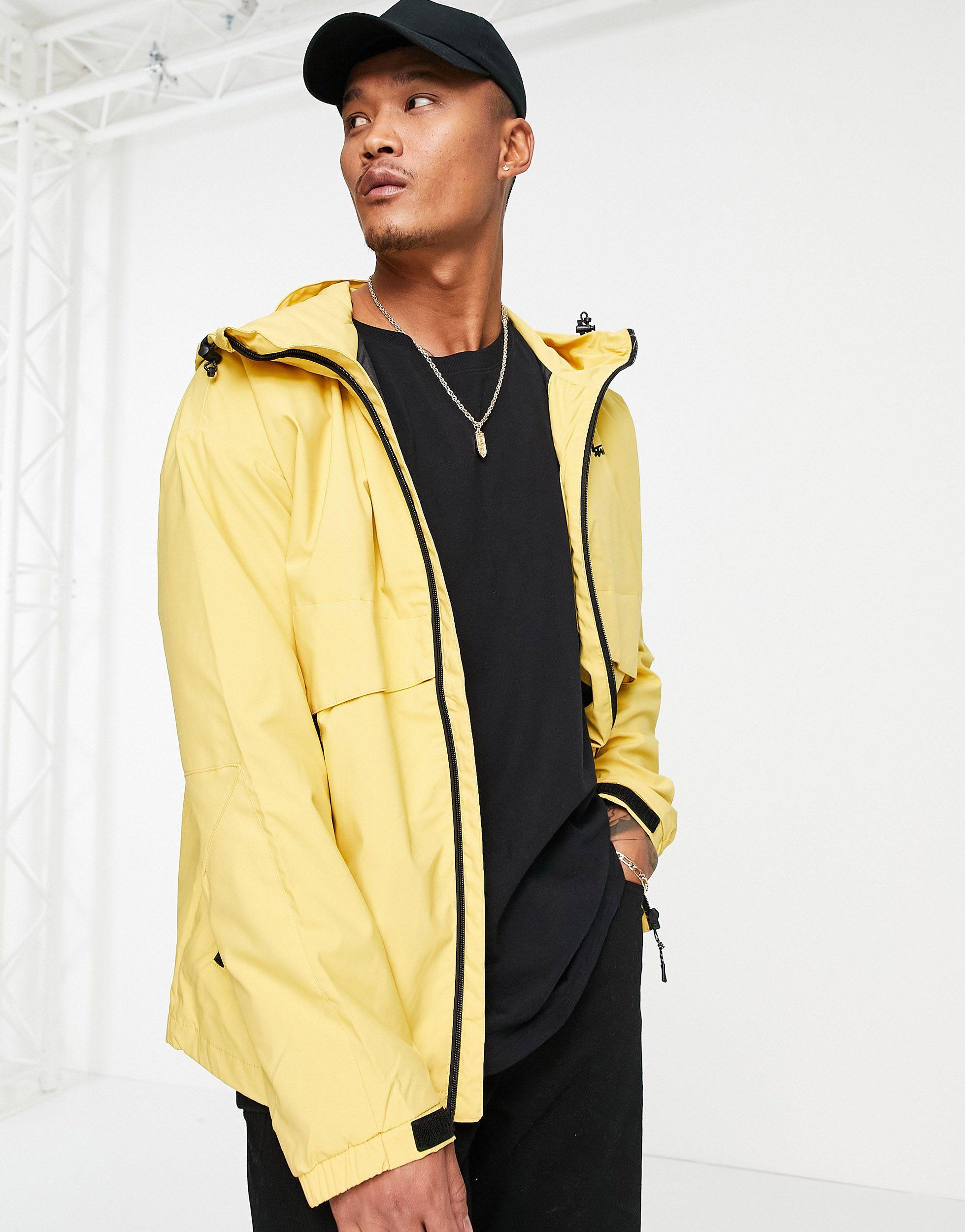 pull and bear yellow coat