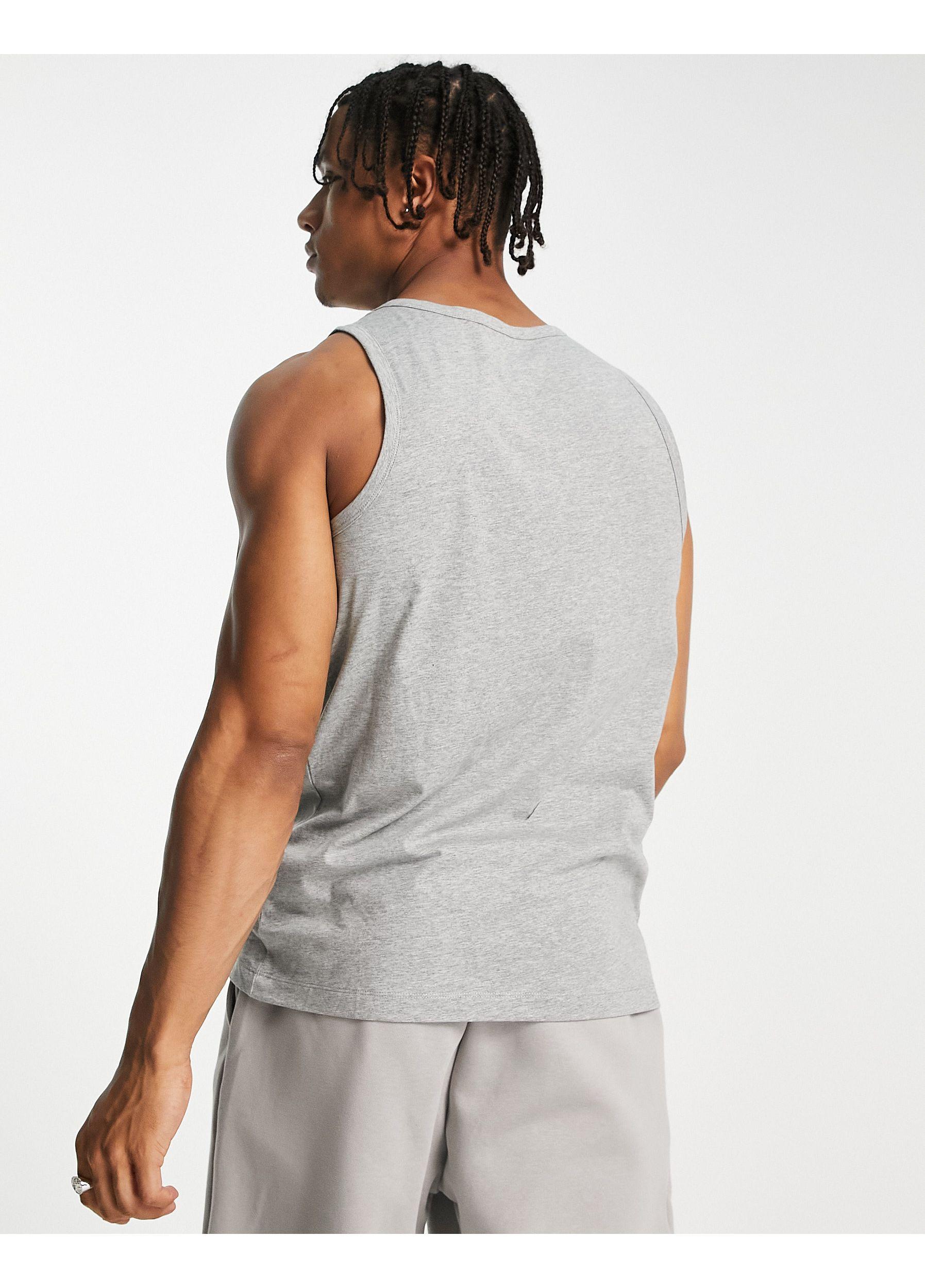 Nike Icon Futura Logo Tank Top in Gray for Men | Lyst