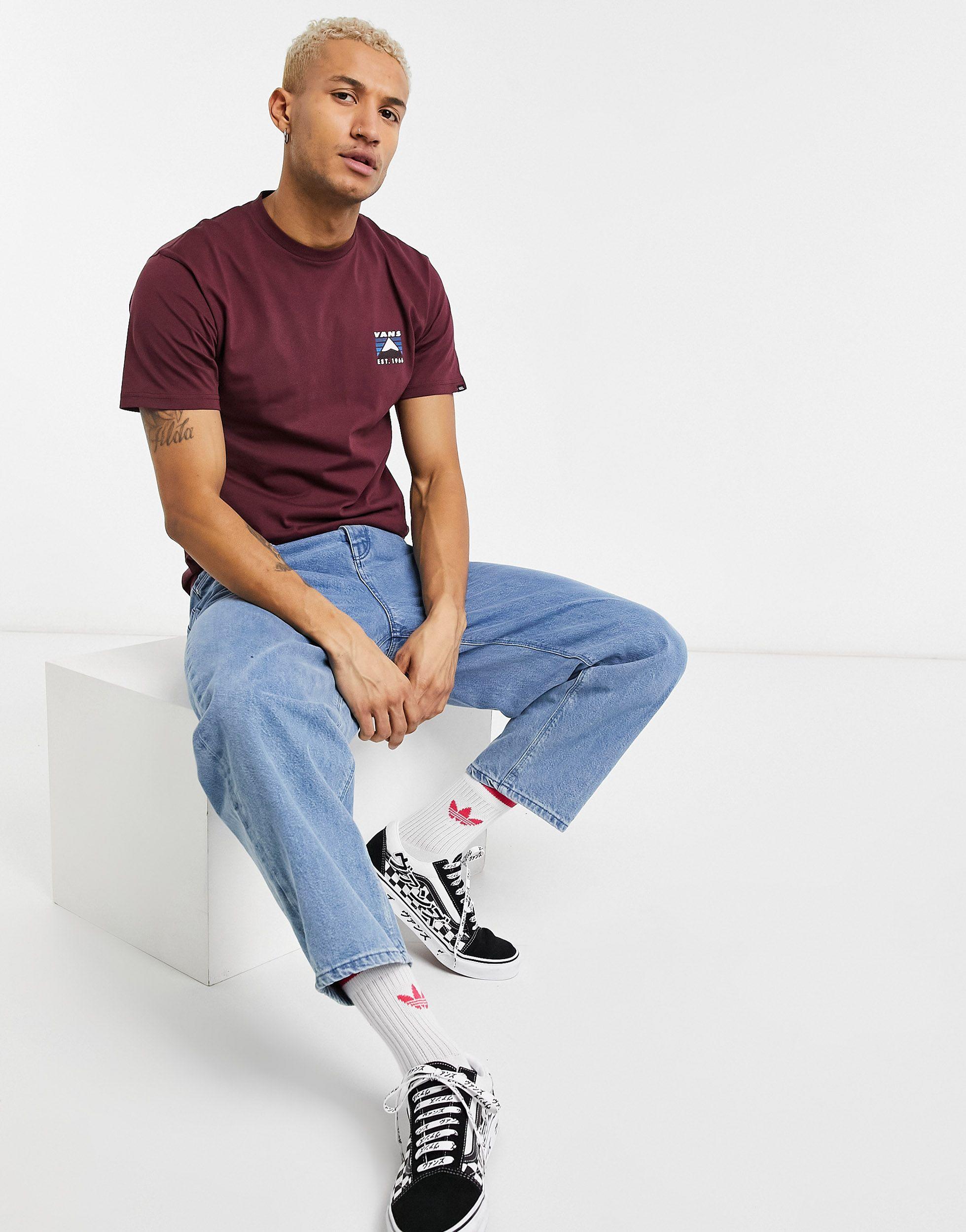 Vans Cotton Mountain Back Print T-shirt 