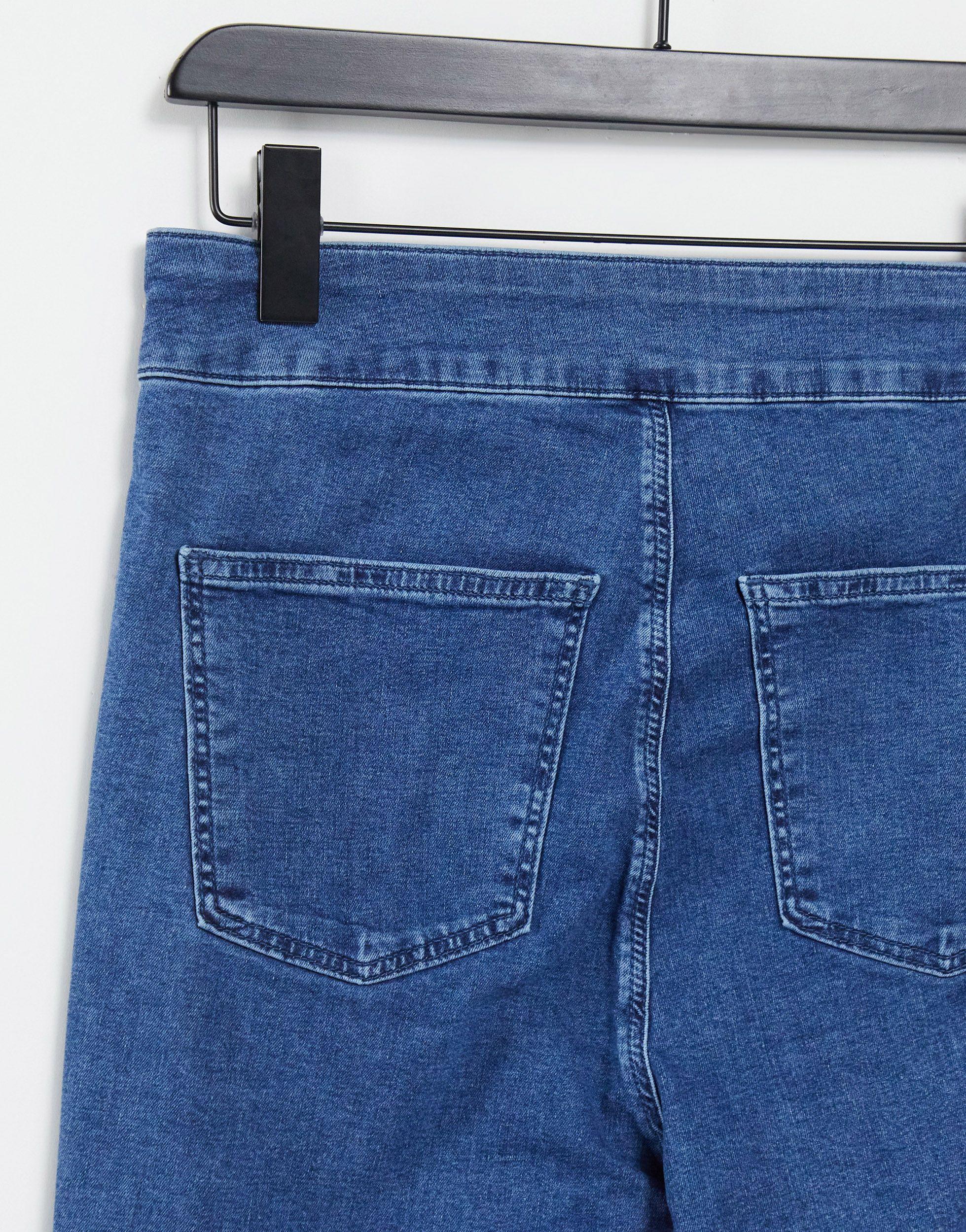 TOPSHOP Denim Three Stretch Flare Jean 