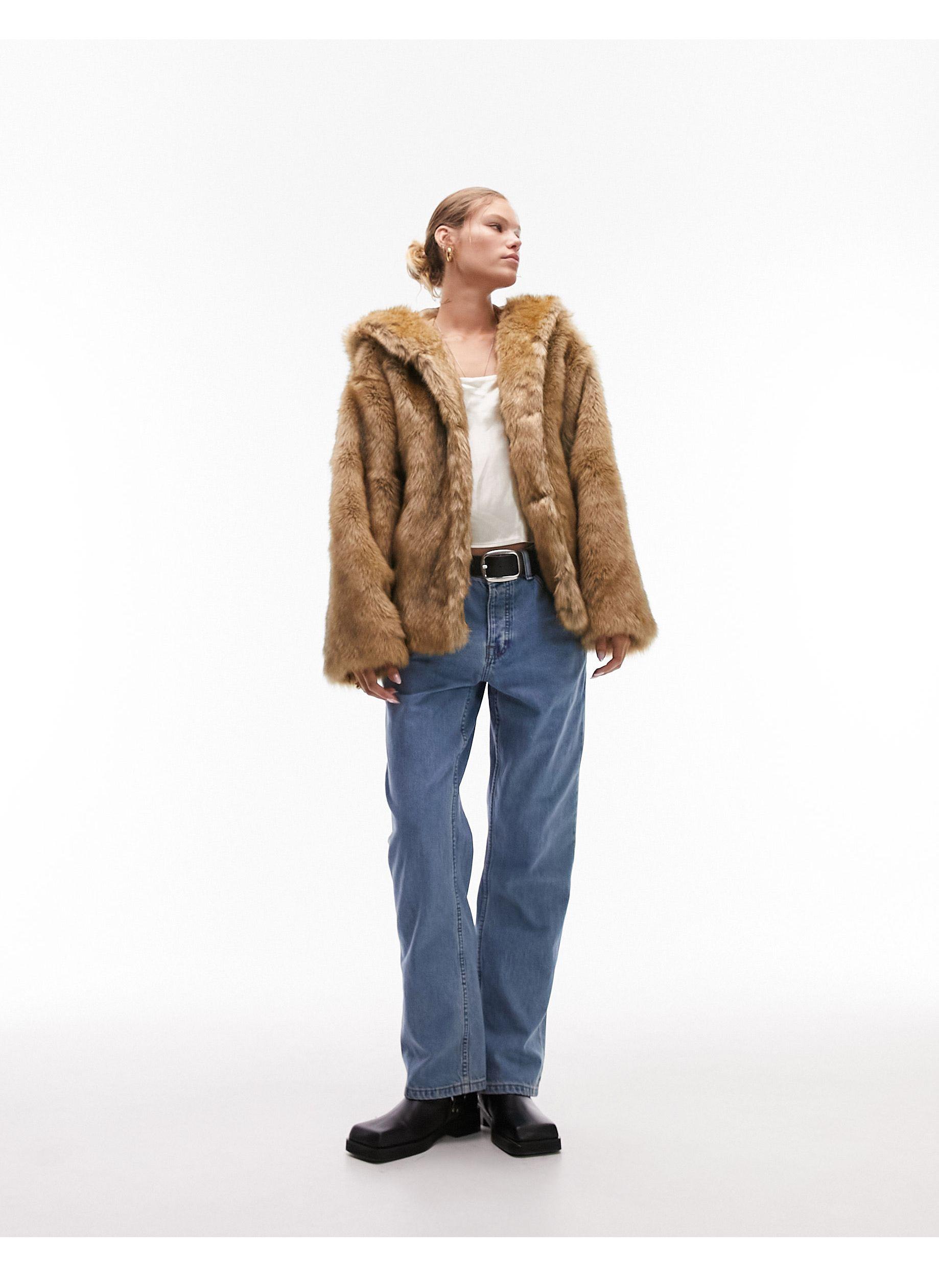 TopShop Faux Fur Coats & Jackets