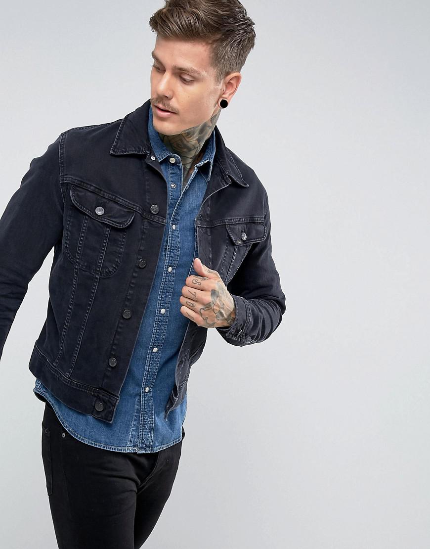 7054e752ed0 Lyst - Lee Jeans Rider Jacket Slim Vintage Fit Blue Black in Blue ...