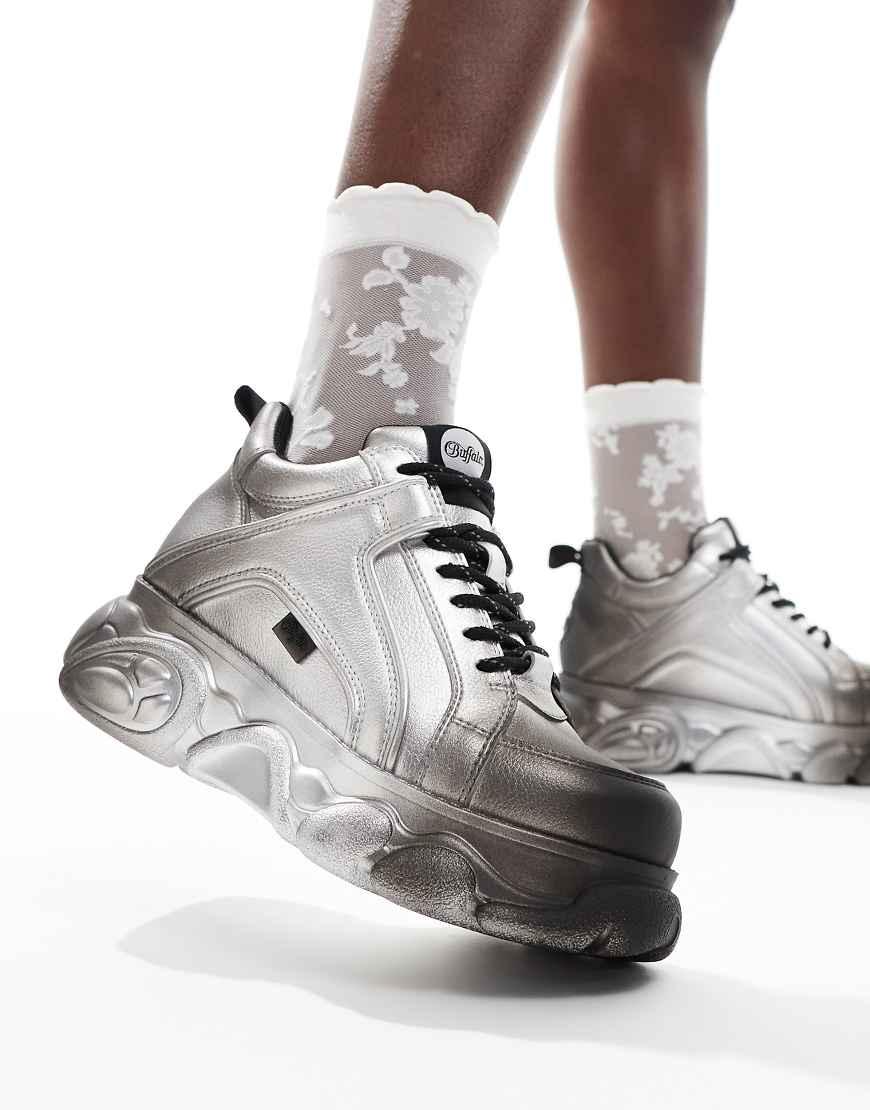 Buffalo Asos Zapatillas Buffalo Leopardo Zapatos Negros Estilo