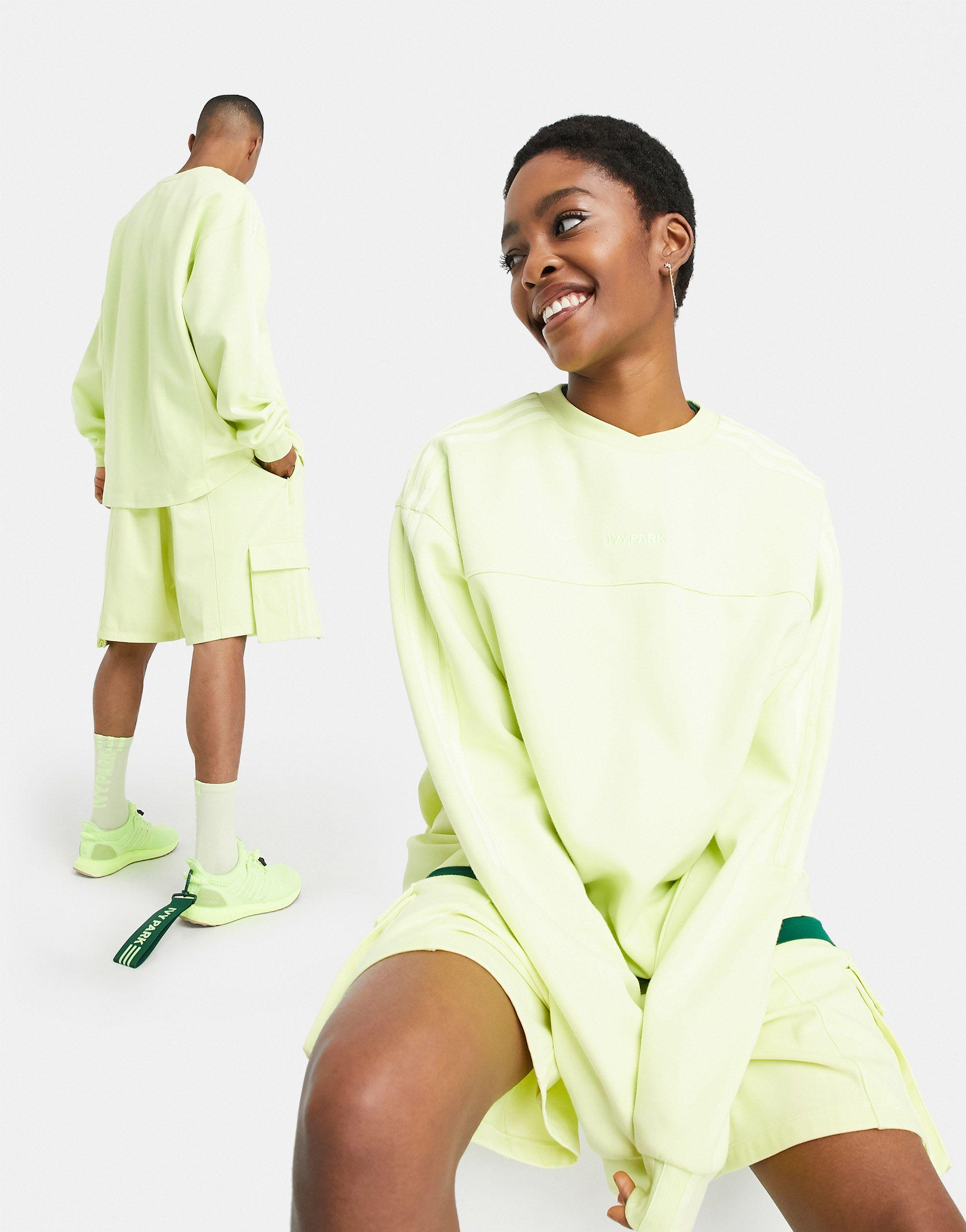 Ivy Park Adidas X Sweatshirt in Yellow 