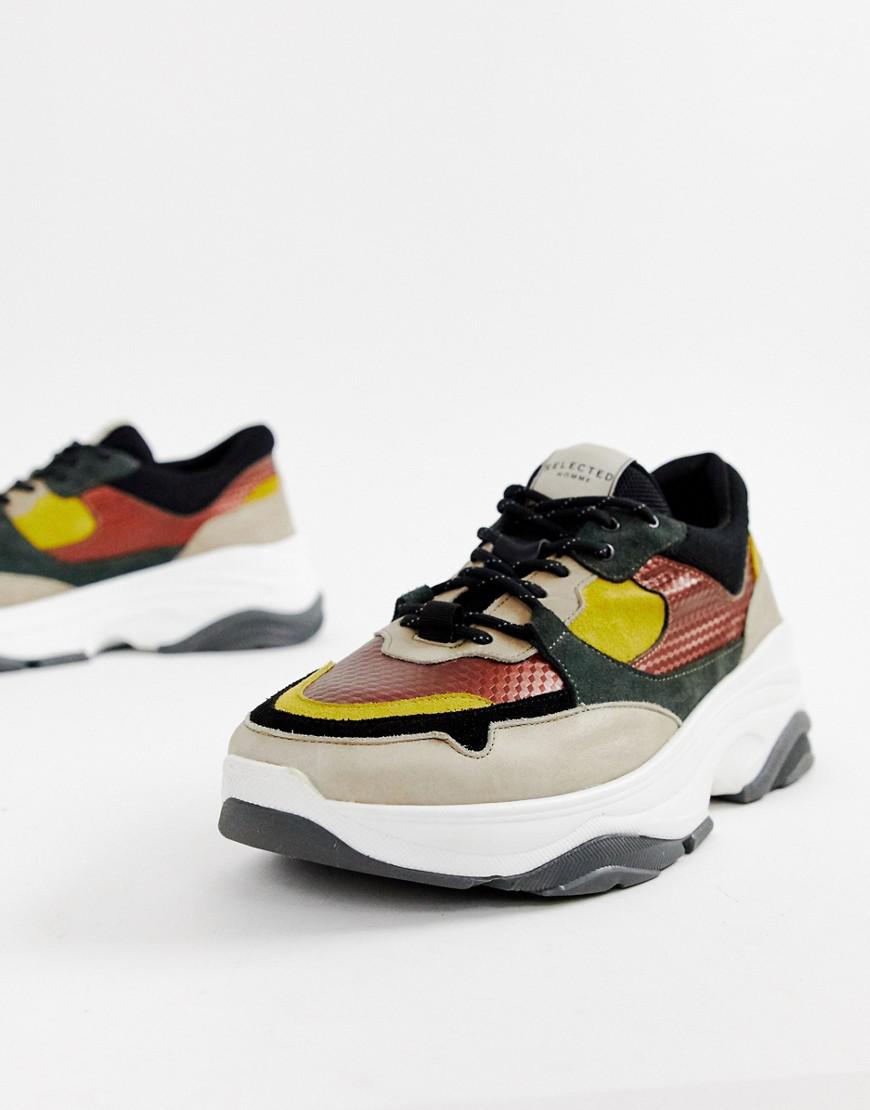 selected chunky sneakers