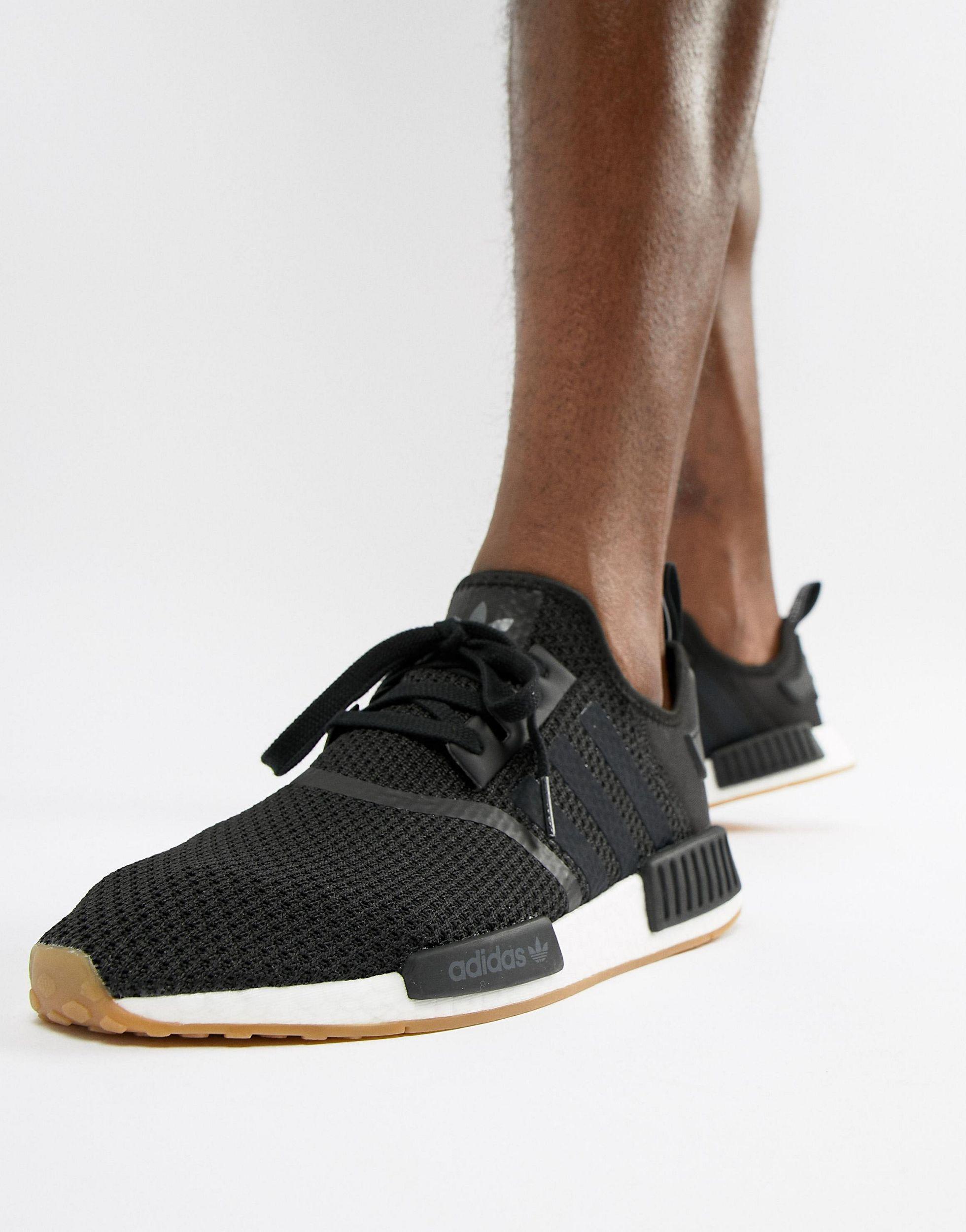 mens black nmd trainers