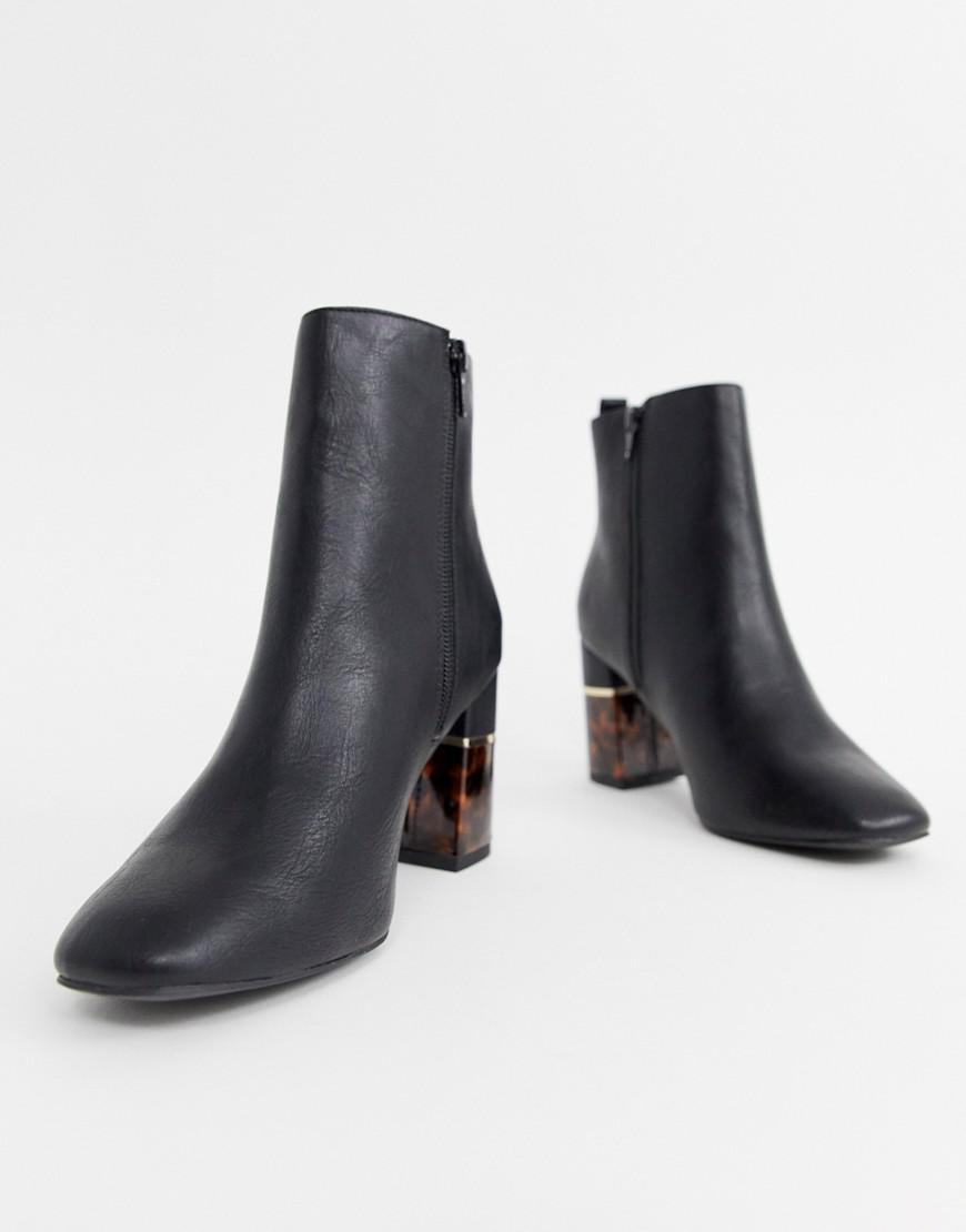 new look tortoiseshell heels