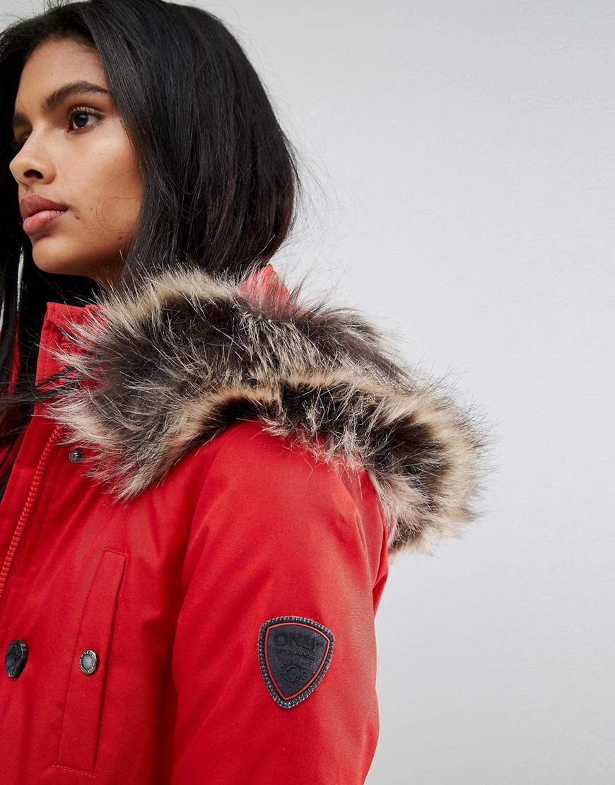 only red parka