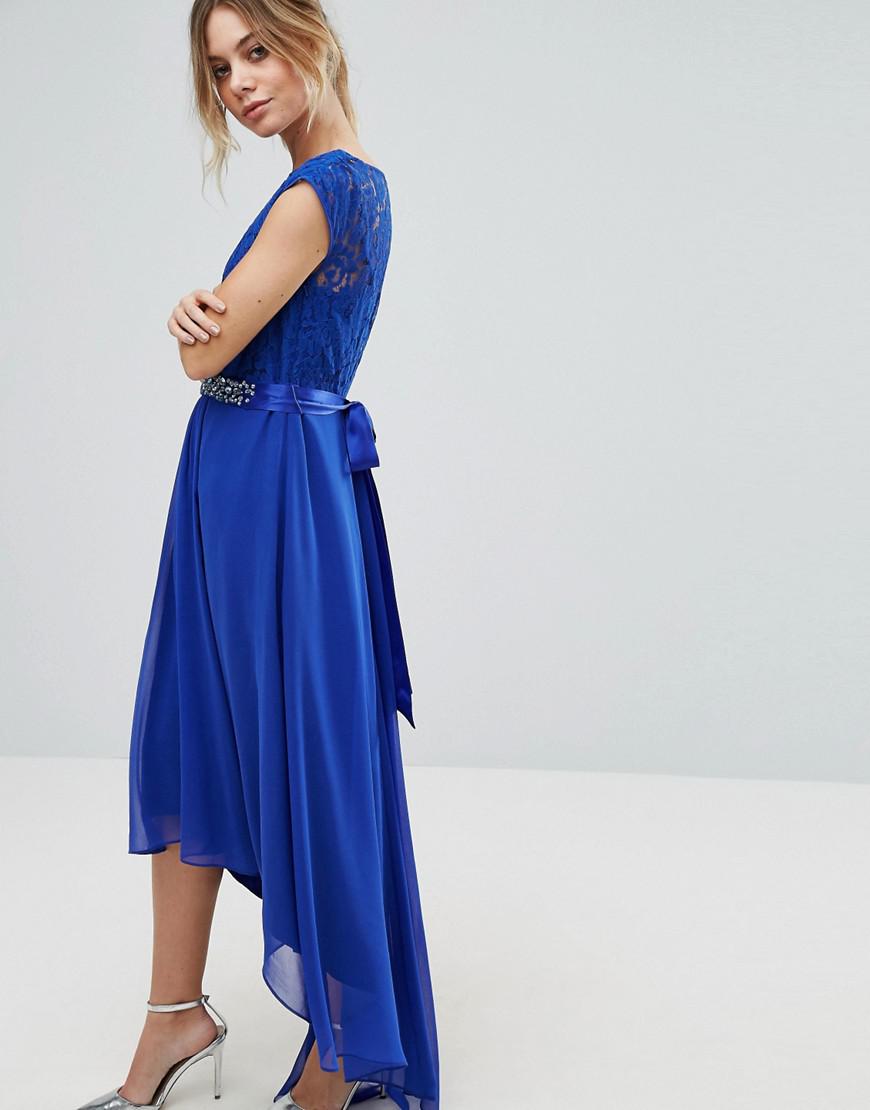 Lori Lee Maxi Dress In Cobalt Blue