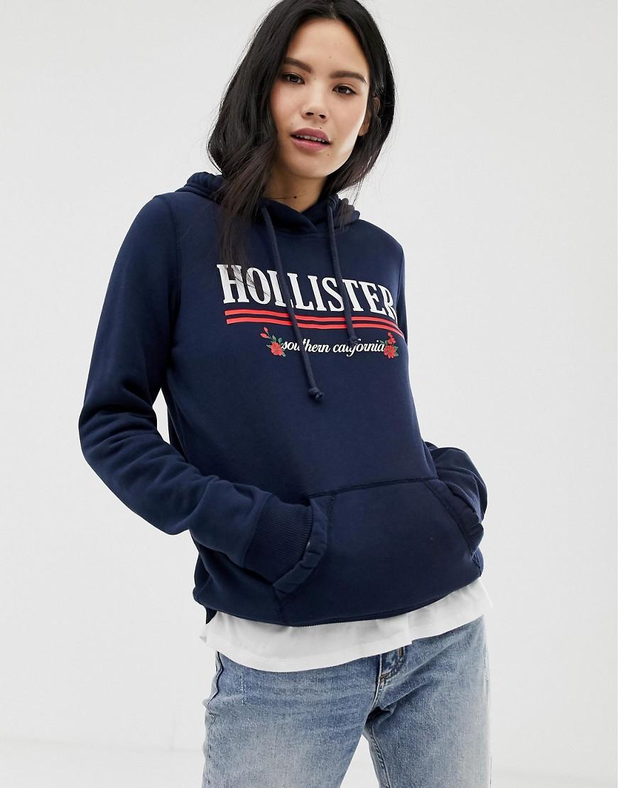 Sudadera con capucha y logo Southern California de Hollister de Algodón de  color Azul | Lyst