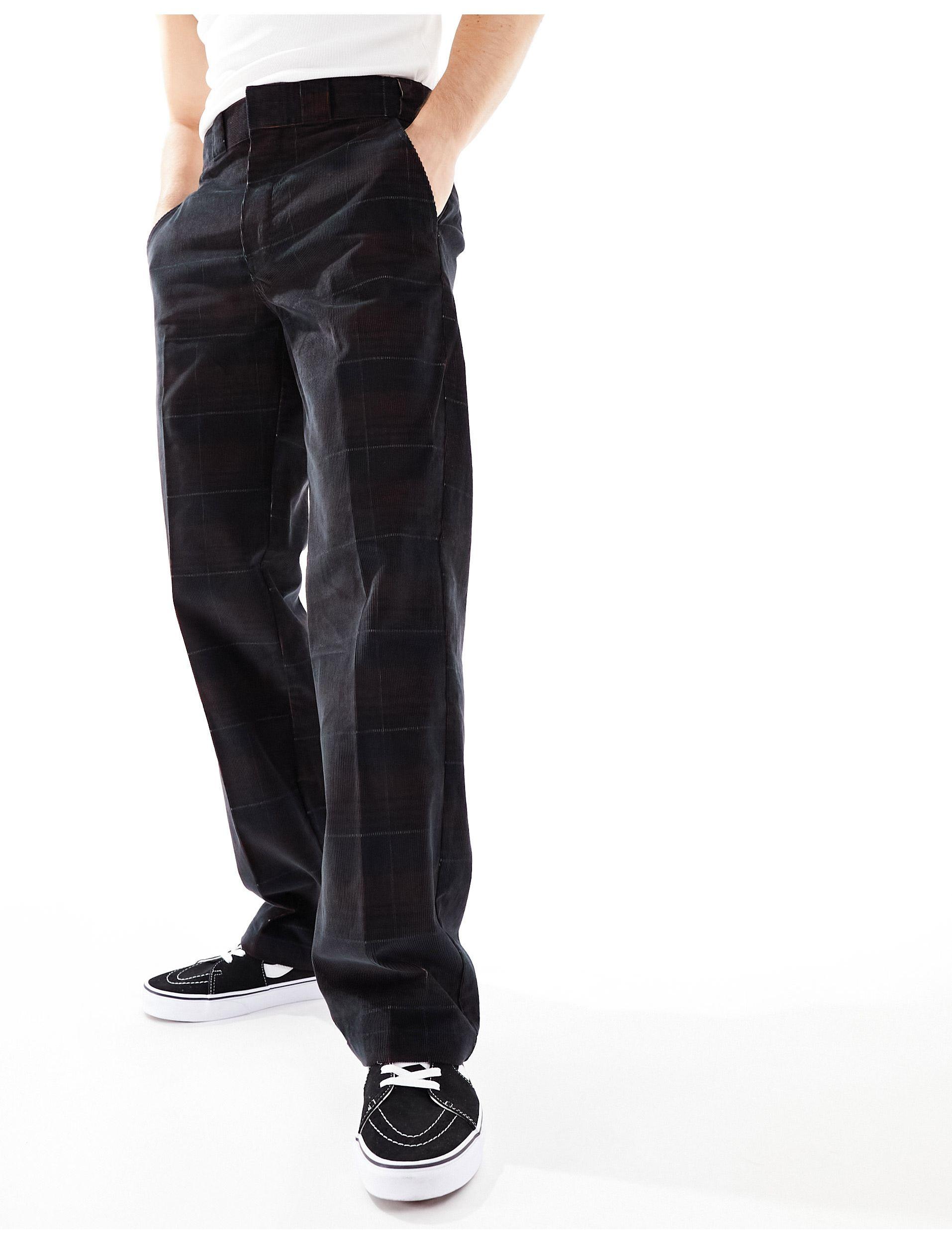 Alma - pantalon à carreaux en velours côtelé Dickies pour homme en coloris  Noir | Lyst