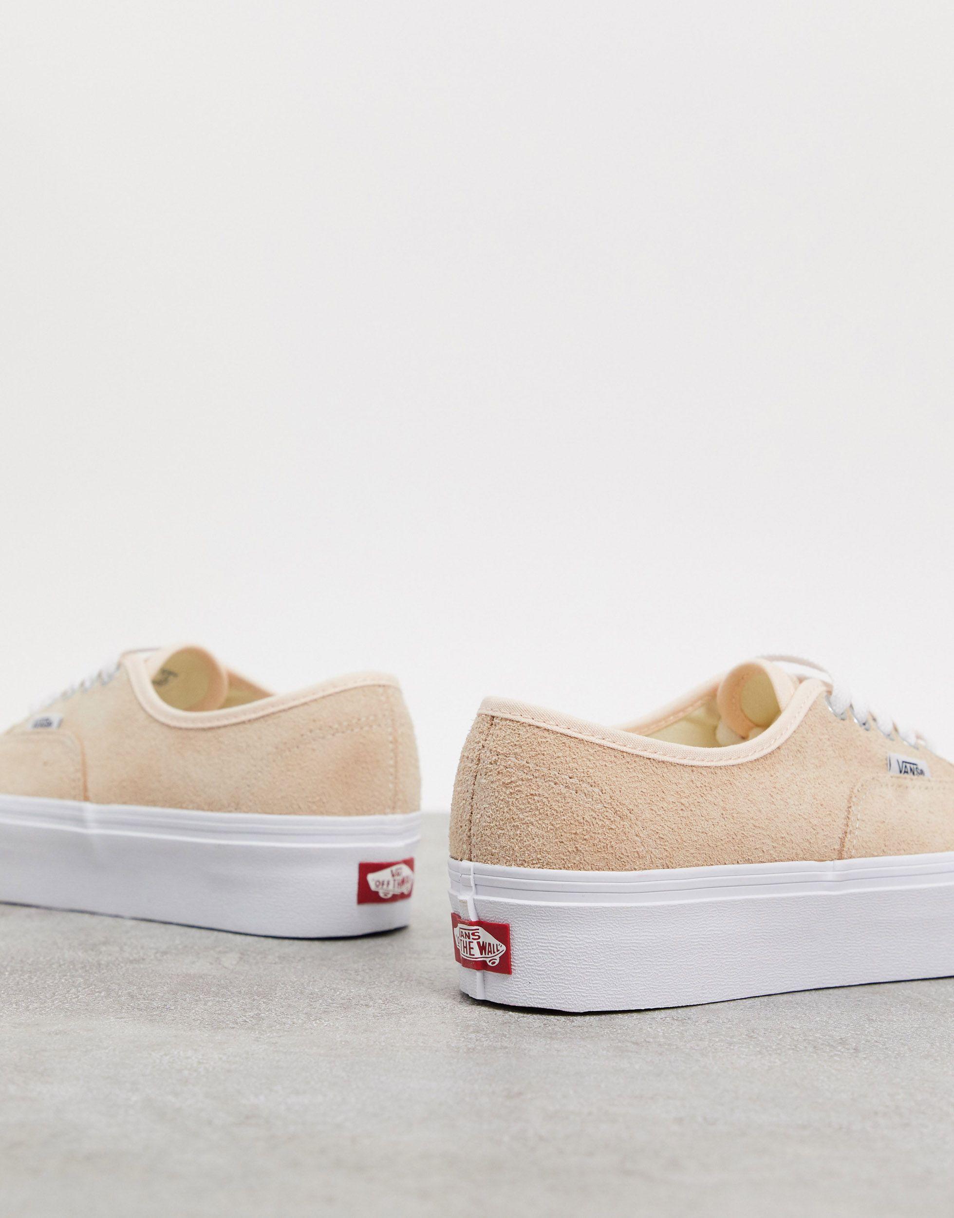 vans wildleder beige